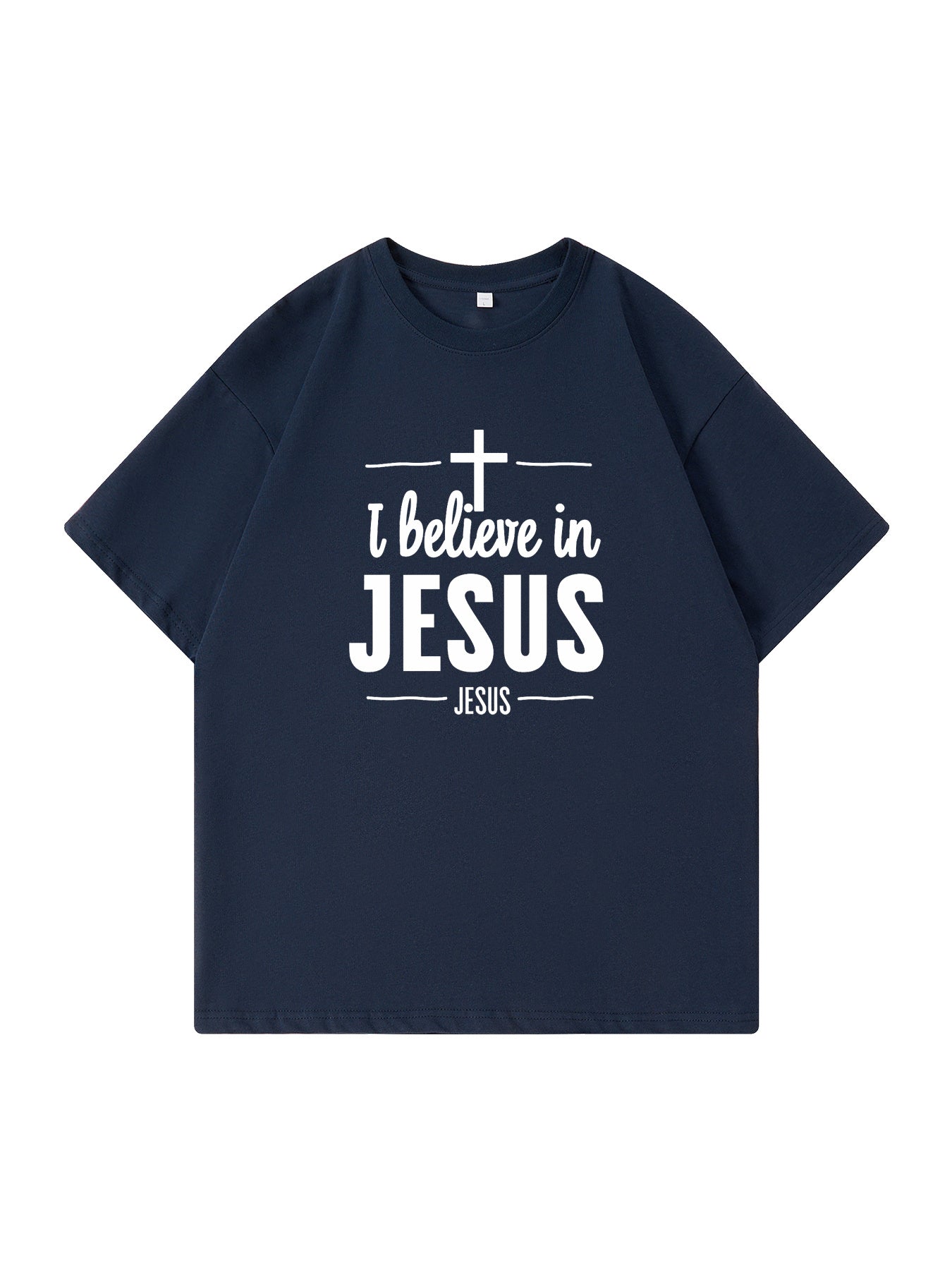 I Believe In Jesus Men's Christian T-shirt claimedbygoddesigns