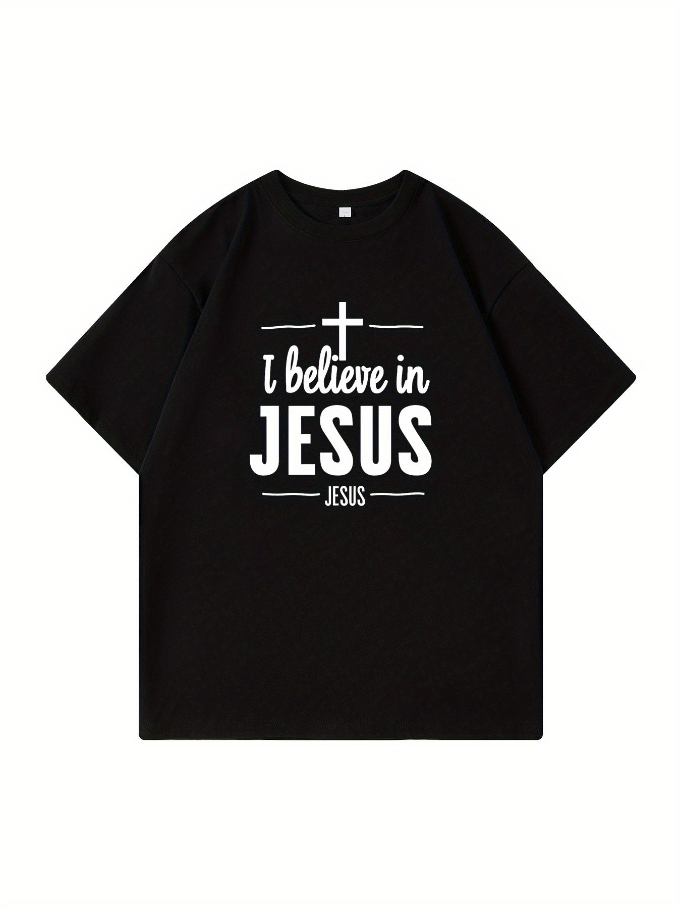 I Believe In Jesus Men's Christian T-shirt claimedbygoddesigns