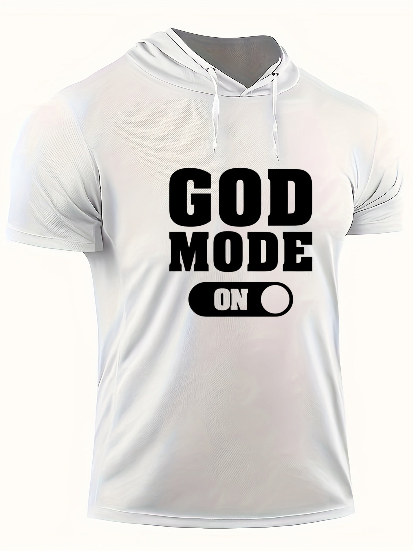 God Mode On Men's Christian T-shirt claimedbygoddesigns