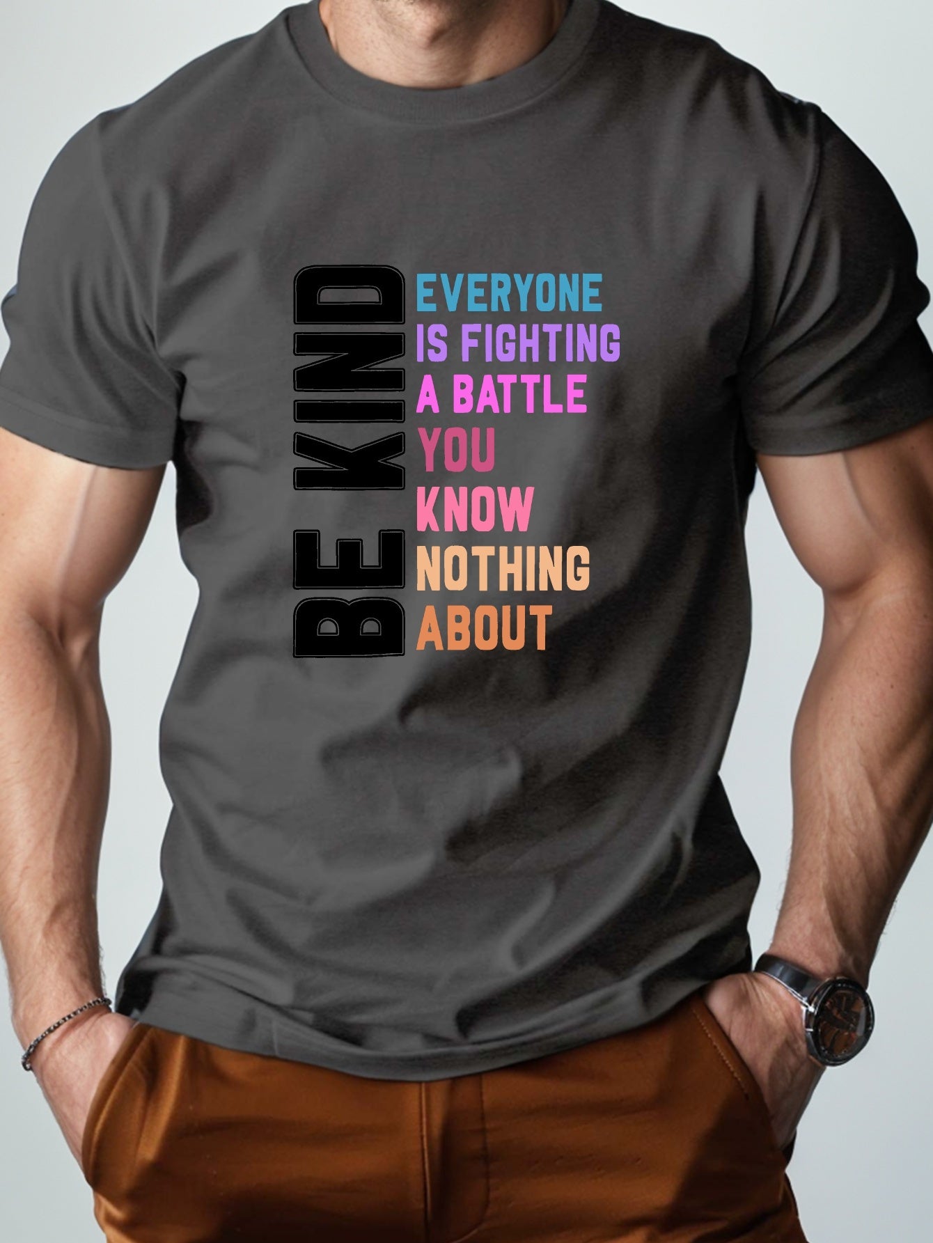 BE KIND Men's Christian T-shirt claimedbygoddesigns