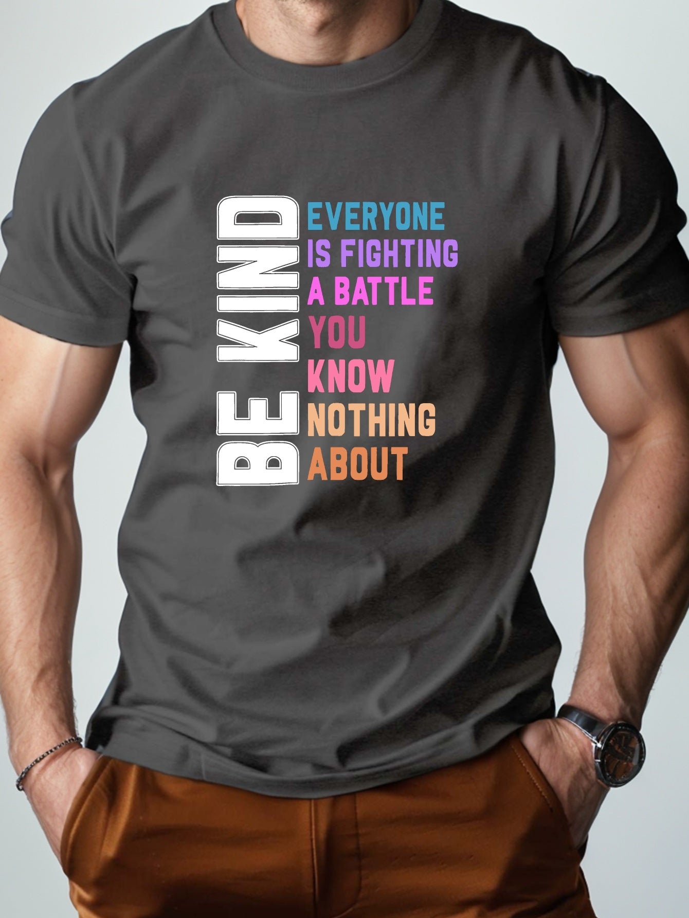 BE KIND Men's Christian T-shirt claimedbygoddesigns