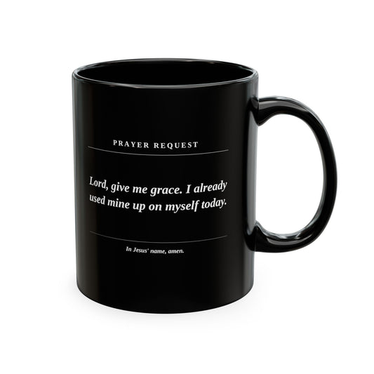 Prayer Request Mug — Inspirational Christian Coffee Cup with Daily Prayers