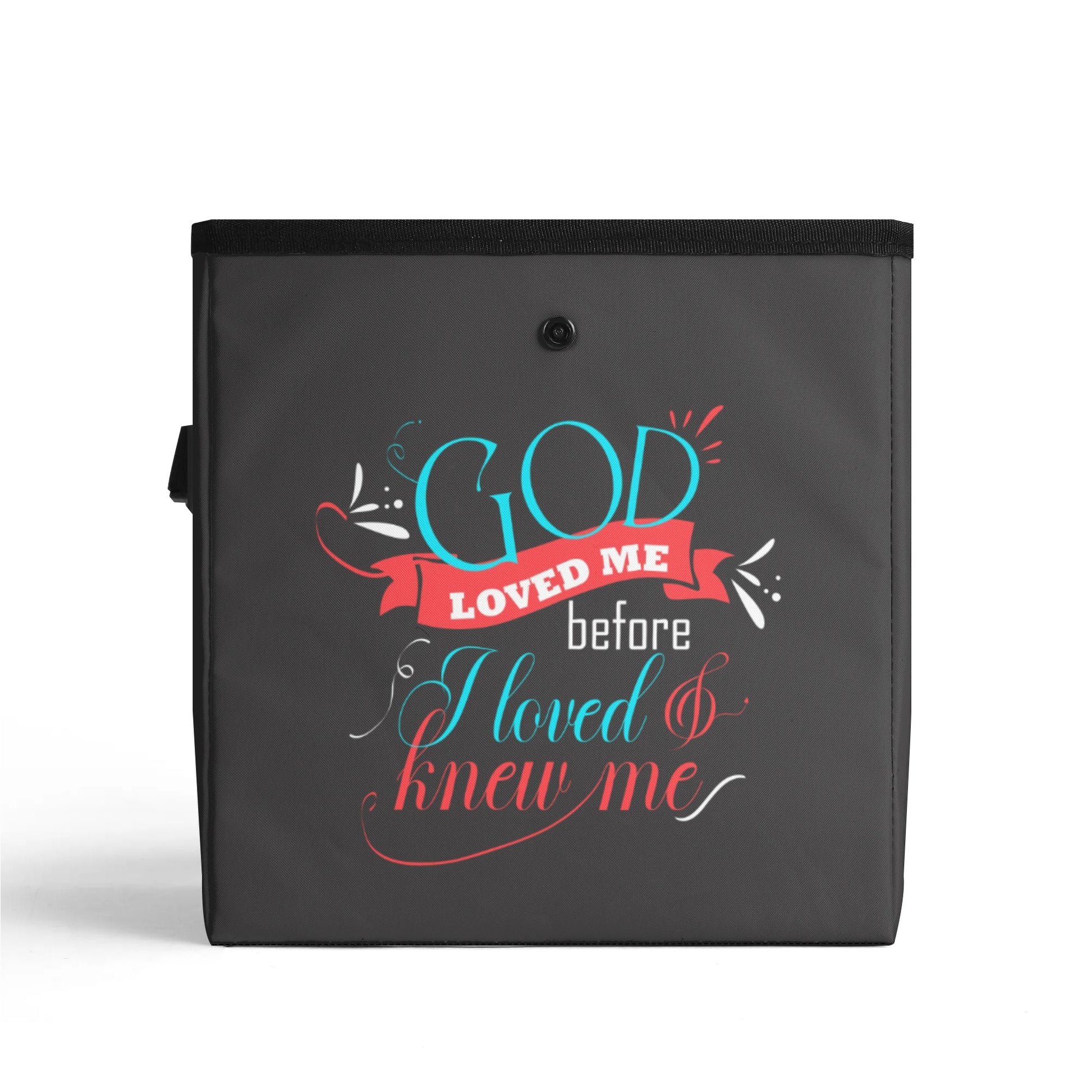 God Loved Me Before I Loved & Knew Me Hanging Storage Trash Car Organizer Bag Christian Car Accessories popcustoms