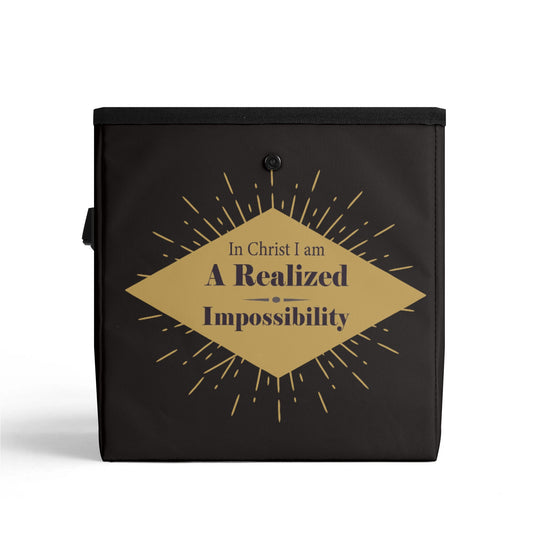 In Christ I Am A Realized Impossibility Hanging Storage Trash Car Organizer Bag Christian Car Accessories popcustoms