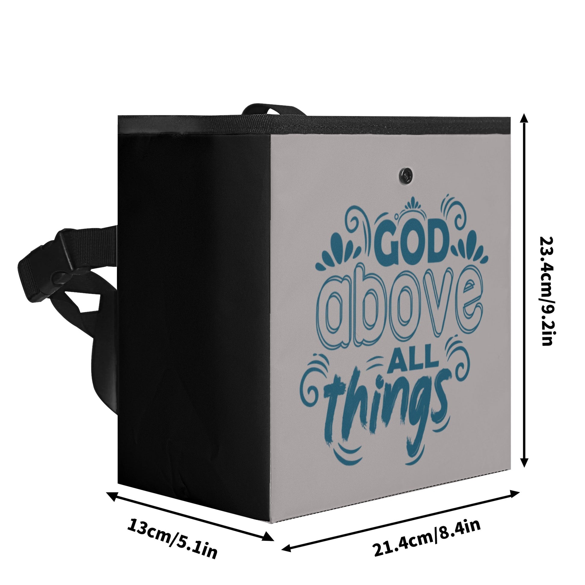 God Above All Things Hanging Storage Trash Car Organizer Bag Christian Car Accessories popcustoms