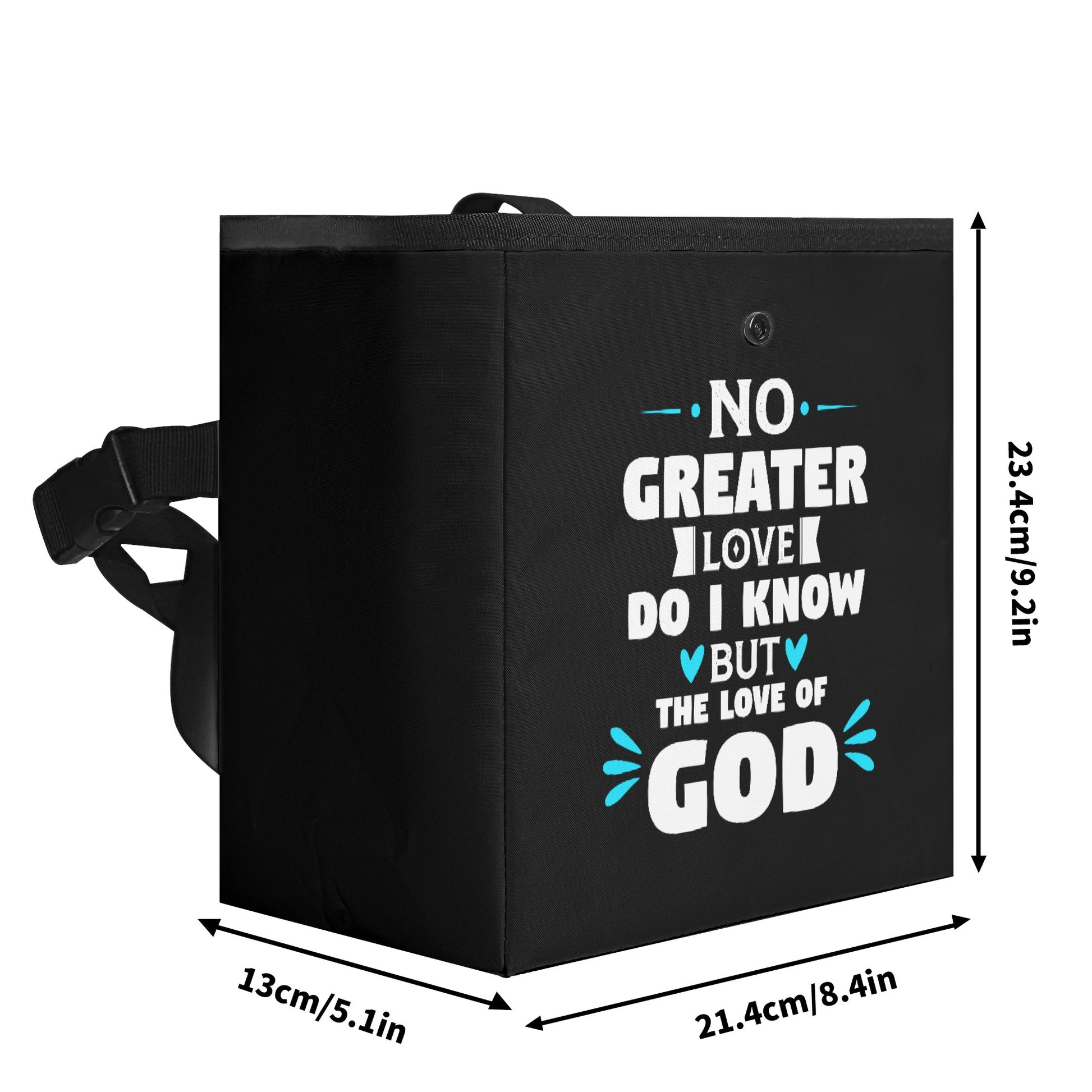 No Greater Love Do I Know But The Love Of God Hanging Storage Trash Car Organizer Bag Christian Car Accessories popcustoms