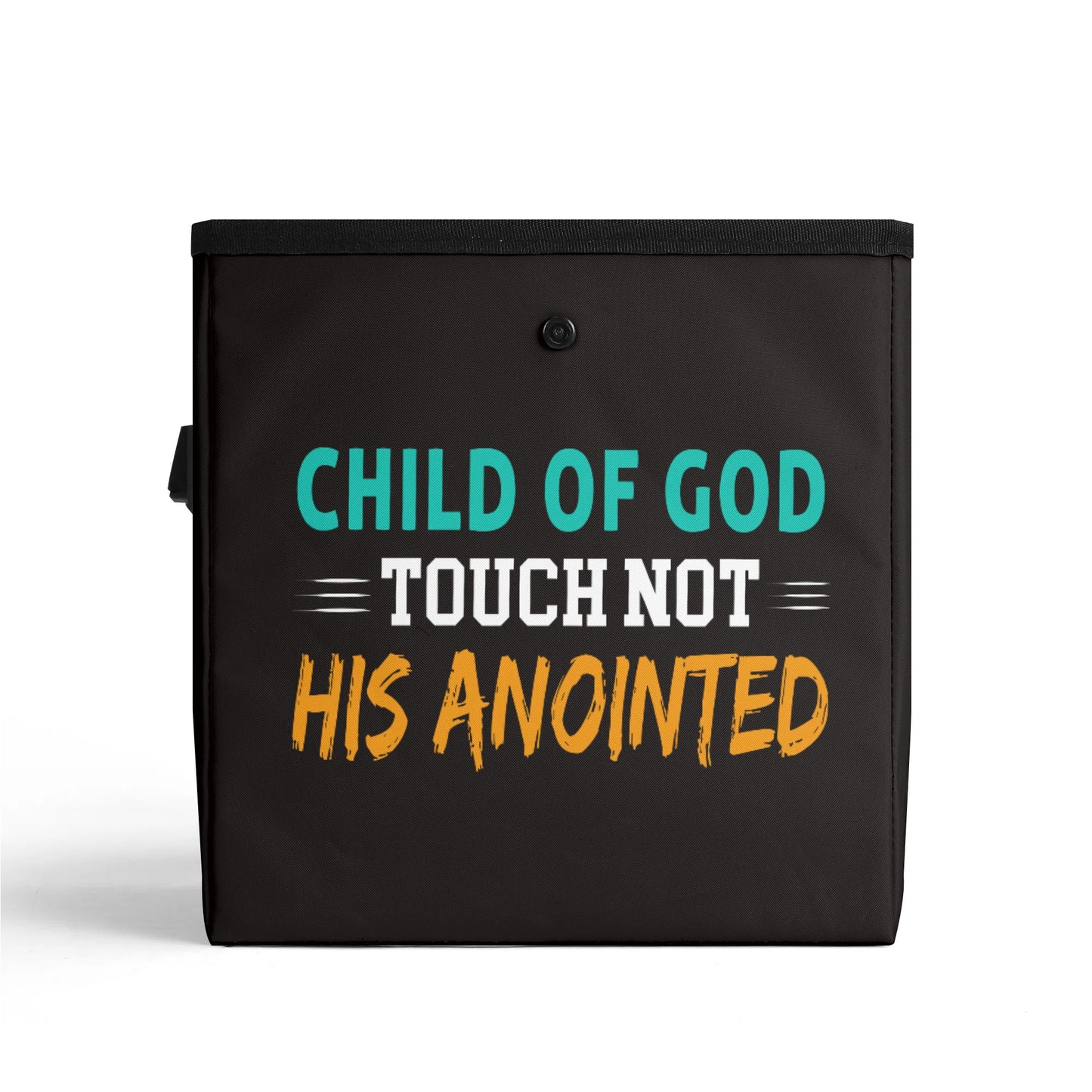 Child Of God Touch Not His Anointed Hanging Storage Trash Car Organizer Bag Christian Car Accessories popcustoms