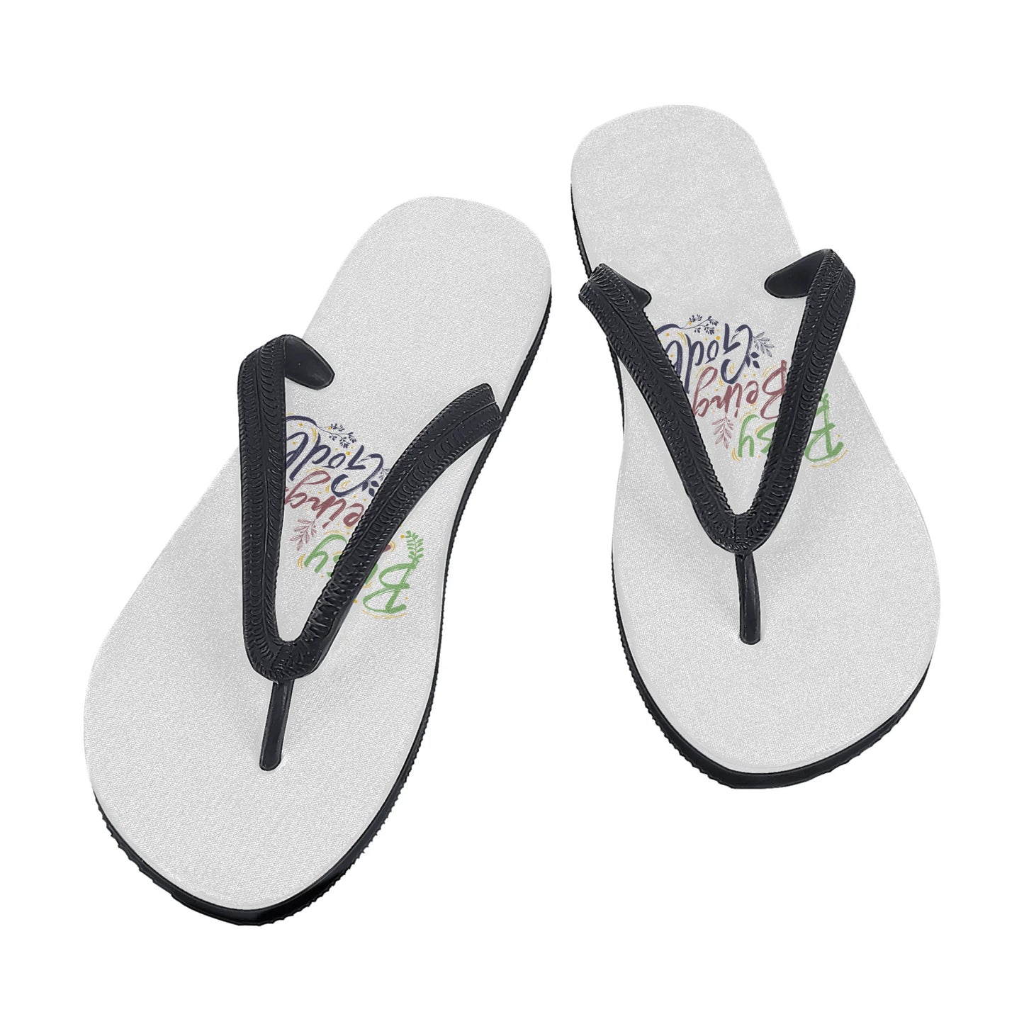 Busy Being Godly Mens Christian Flip Flops popcustoms