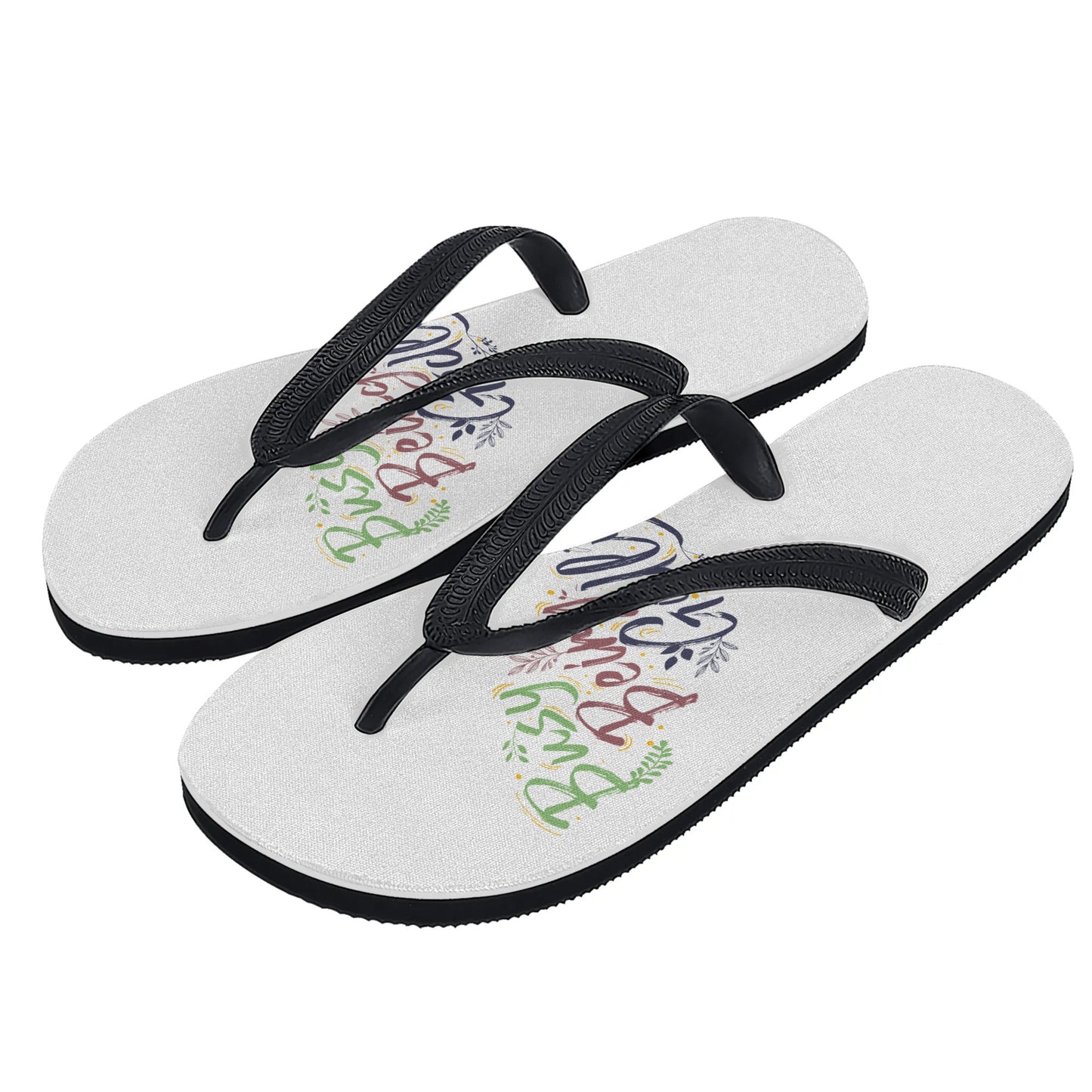 Busy Being Godly Womens Christian Flip Flops popcustoms