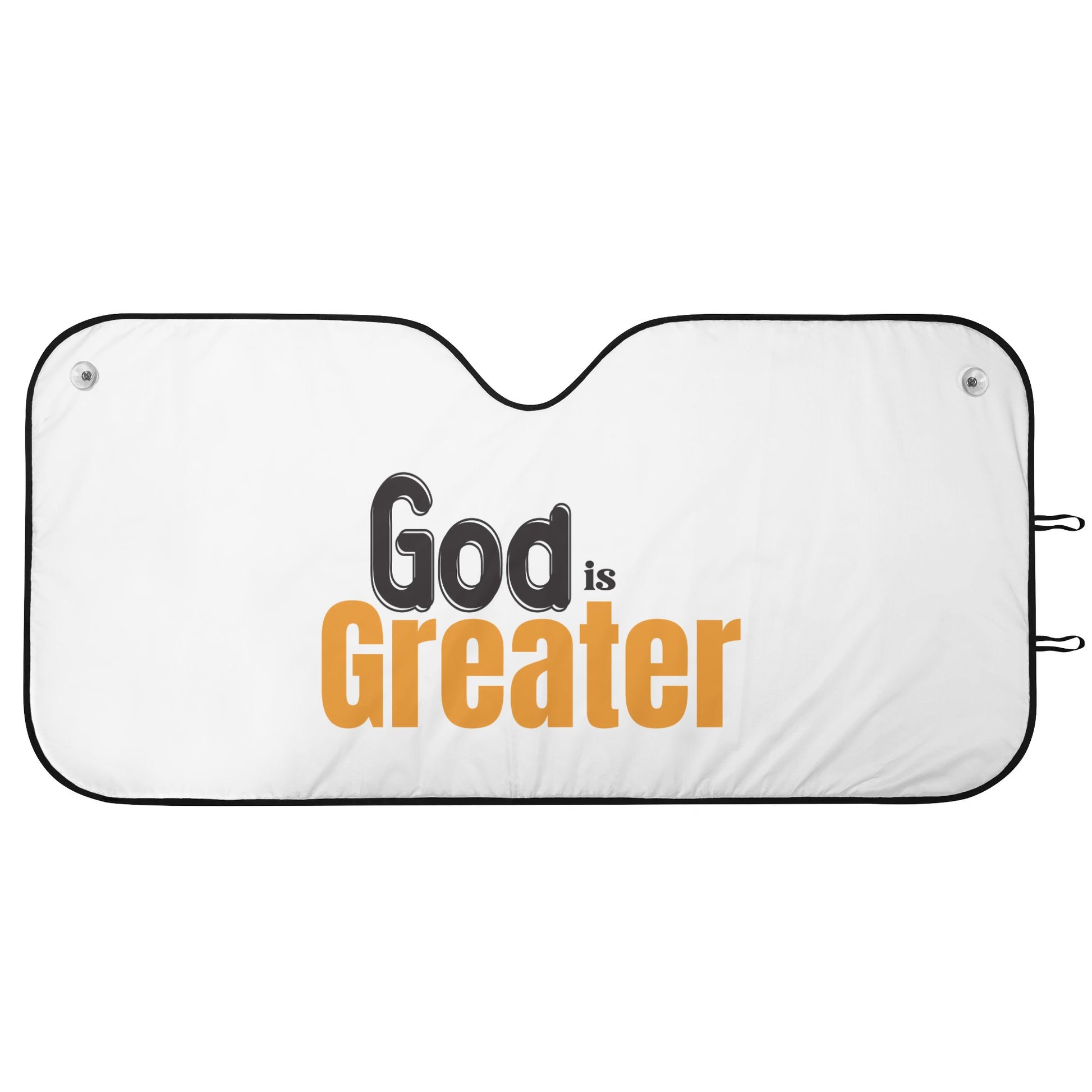 God Is Greater Car Sunshade Christian Car Accessories popcustoms