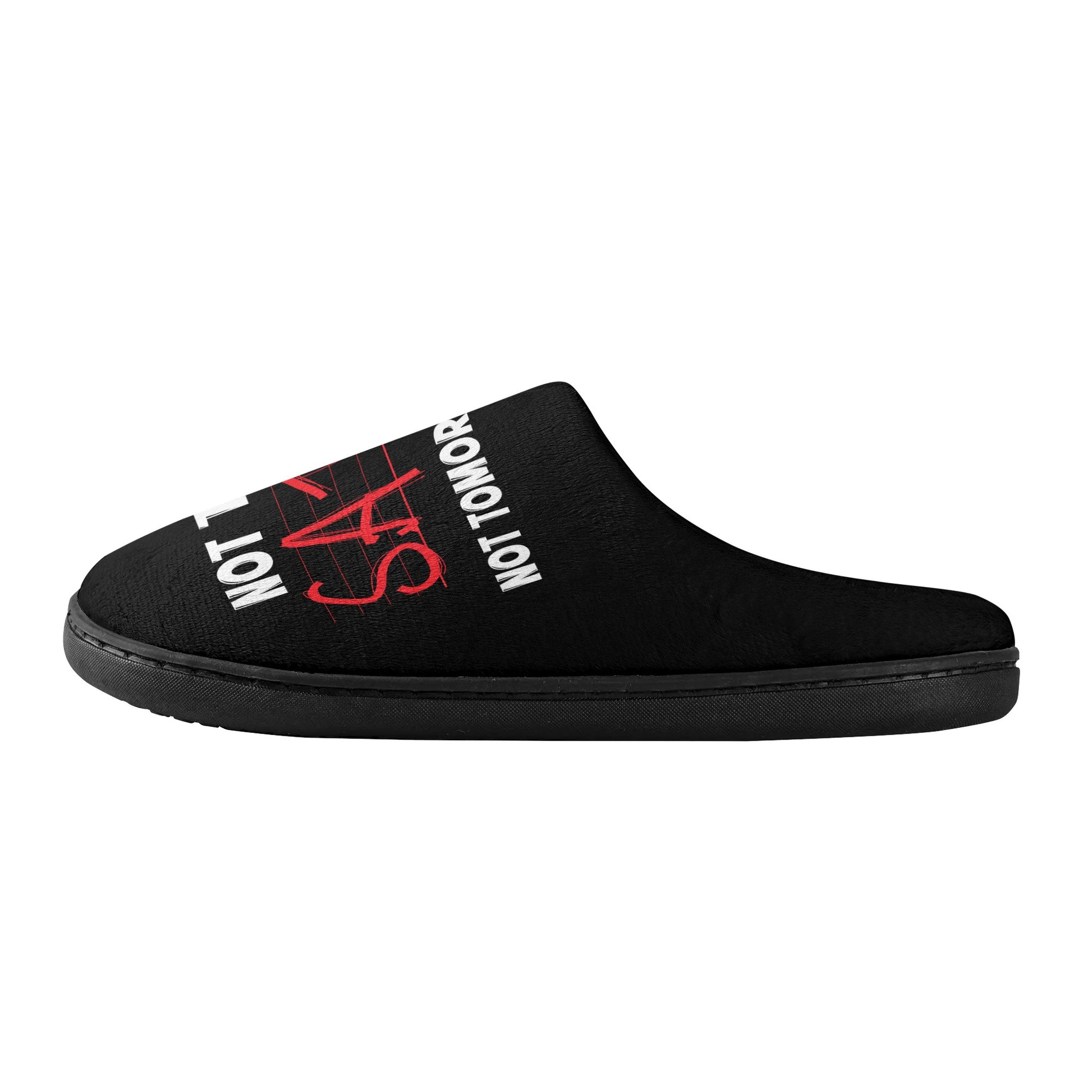 Not Today Satan Not Tomorrow Either Unisex Rubber Autumn Christian Slipper Room Shoes popcustoms