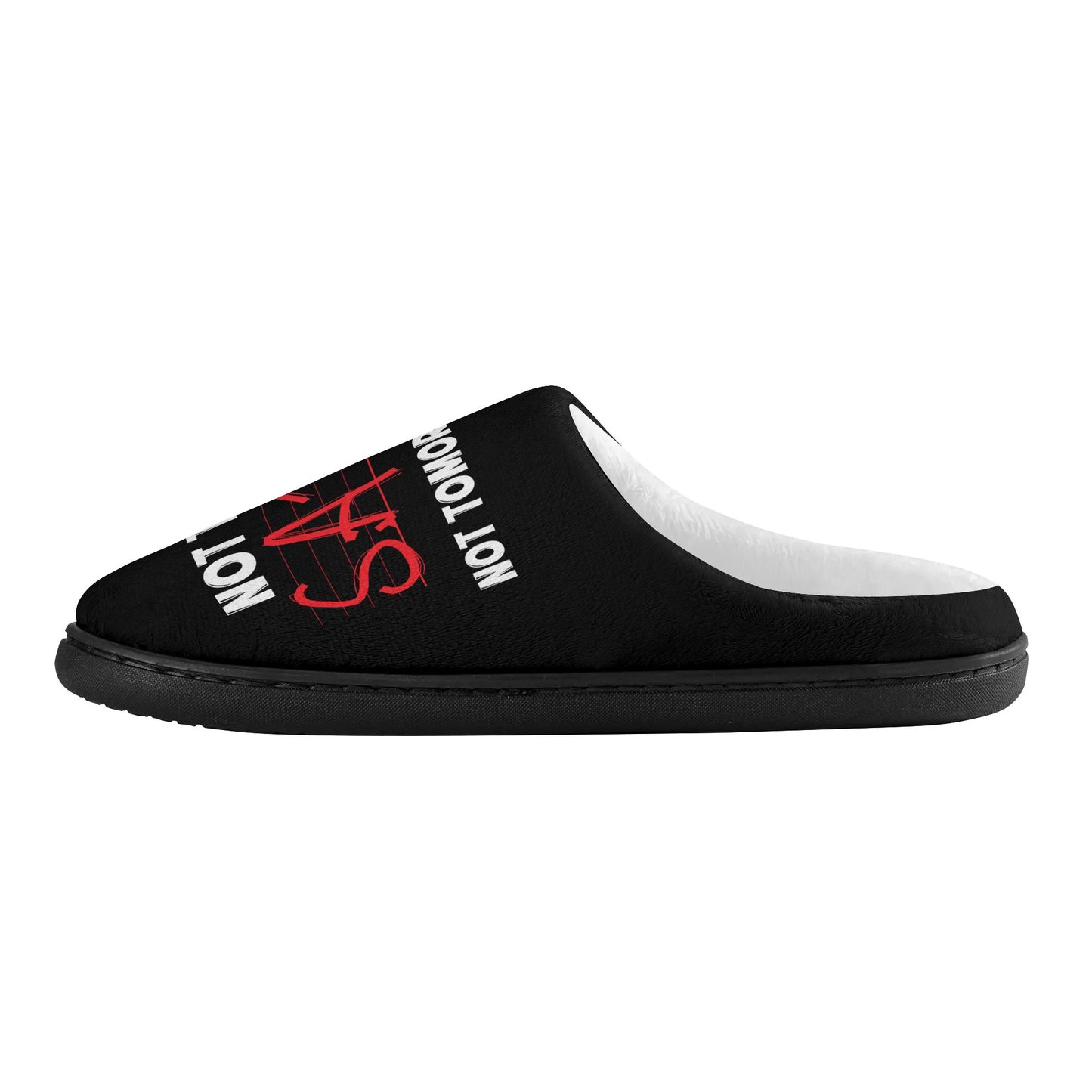 Not Today Satan Not Tomorrow Either Unisex Rubber Autumn Christian Slipper Room Shoes popcustoms