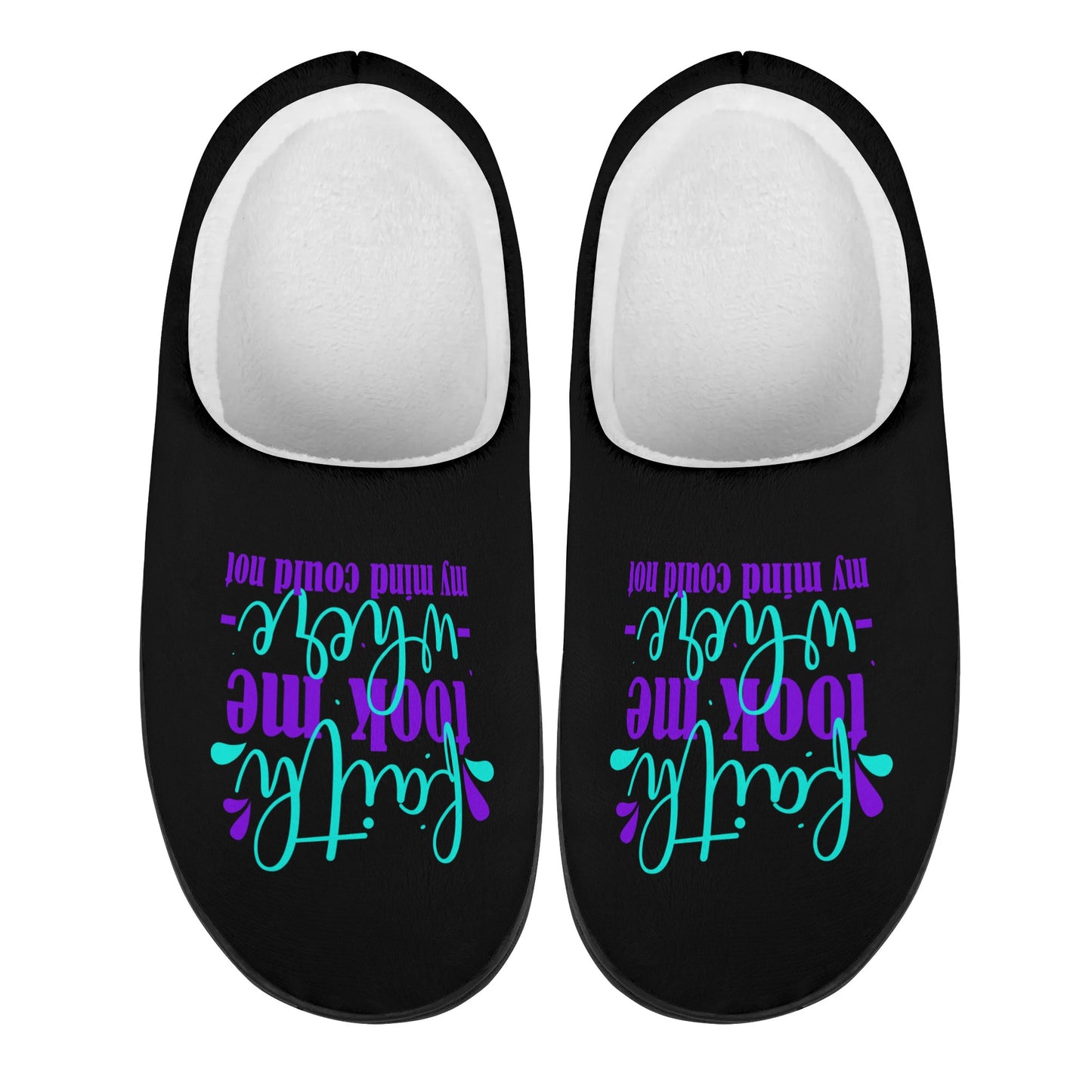 Faith Took Me Where My Mind Could Not Unisex Rubber Autumn Christian Slipper Room Shoes popcustoms