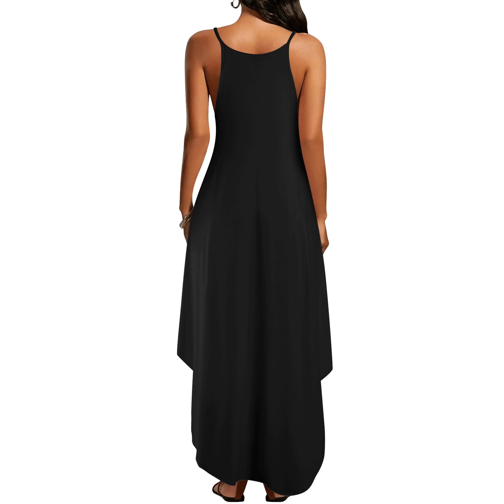 Blessings On Overflow Womens Christian Elegant Sleeveless Summer Maxi Dress popcustoms