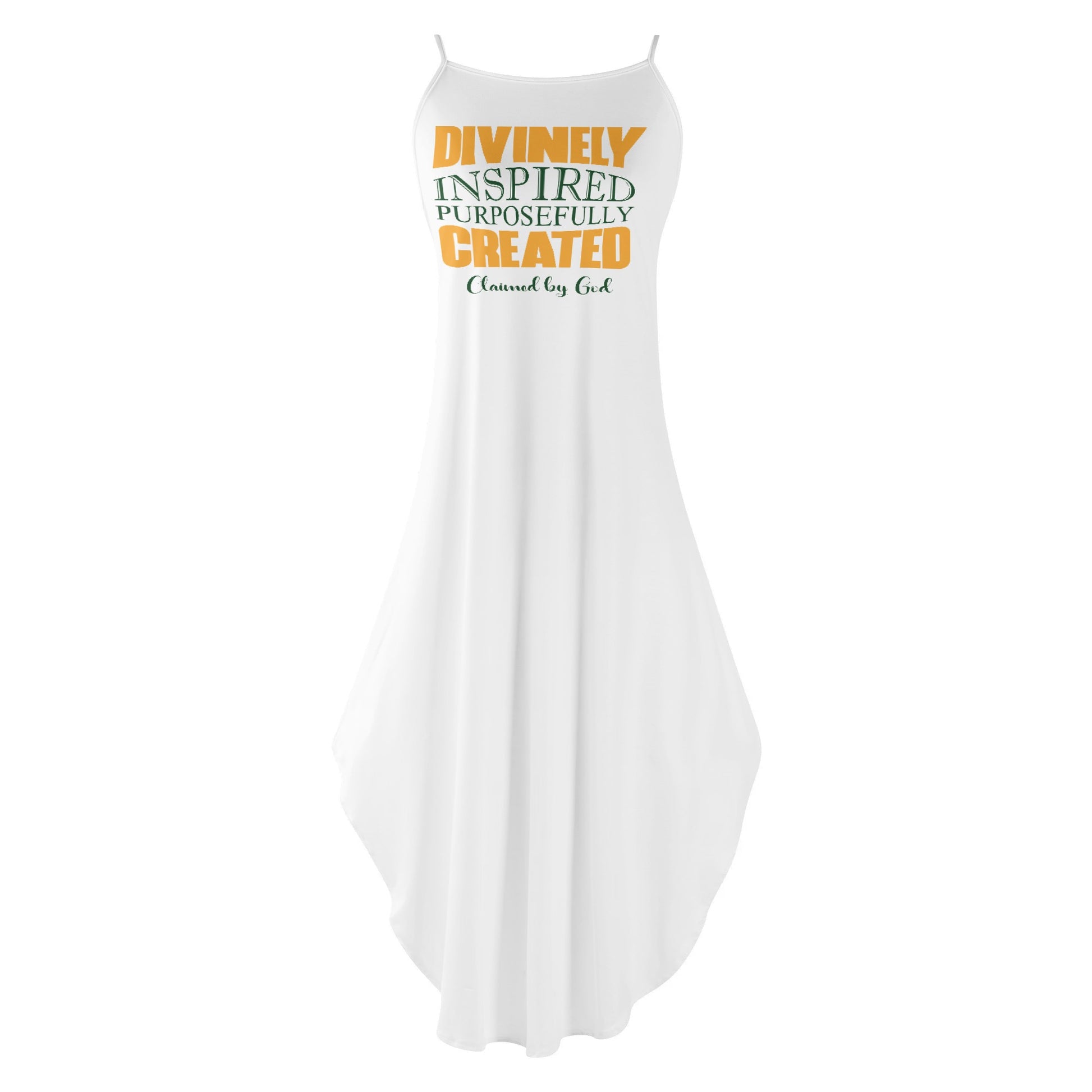 Divinely Inspired Purposefully Created Womens Christian Elegant Sleeveless Summer Maxi Dress popcustoms