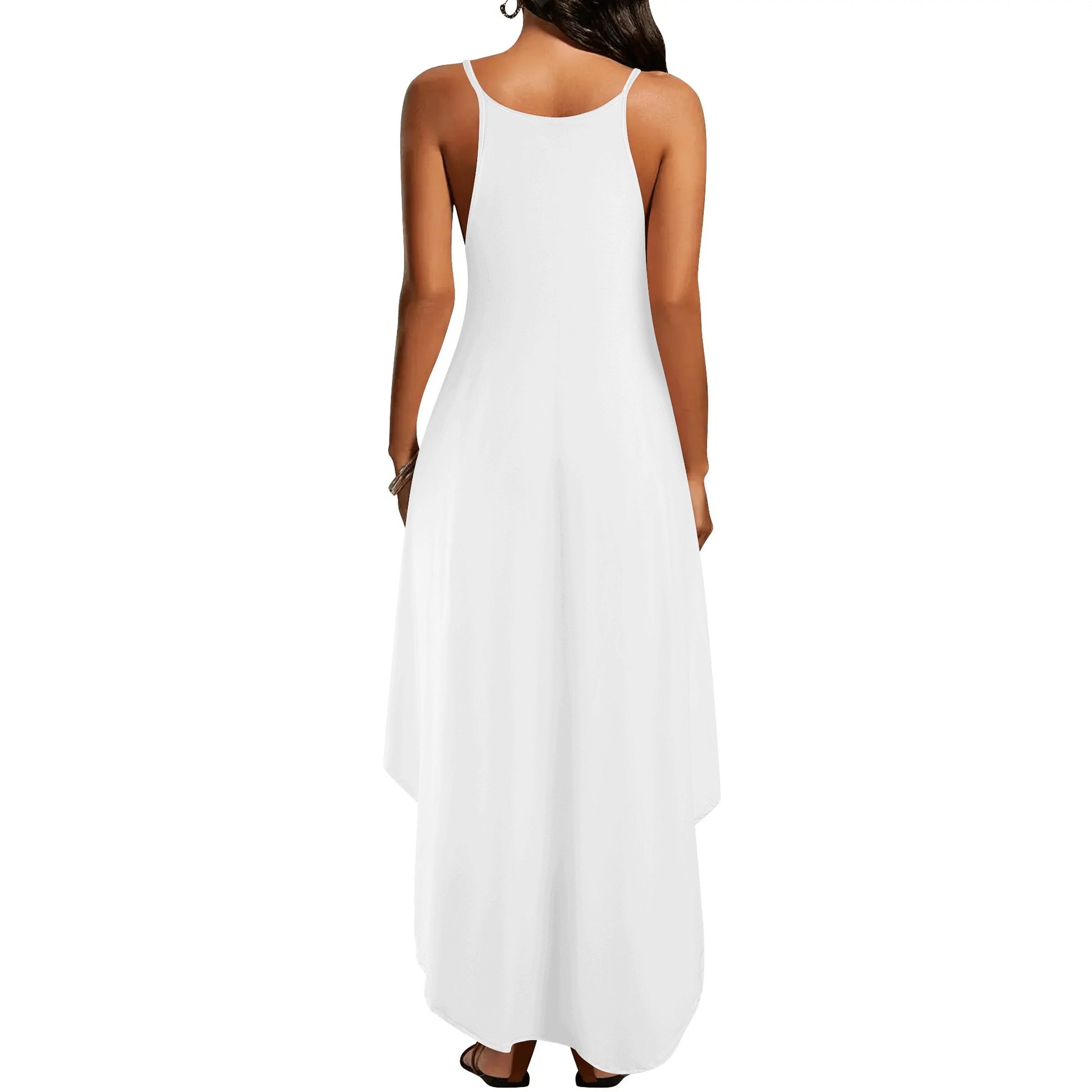 Condemned By Sin Freed By The Cross Womens Christian Elegant Sleeveless Summer Maxi Dress popcustoms