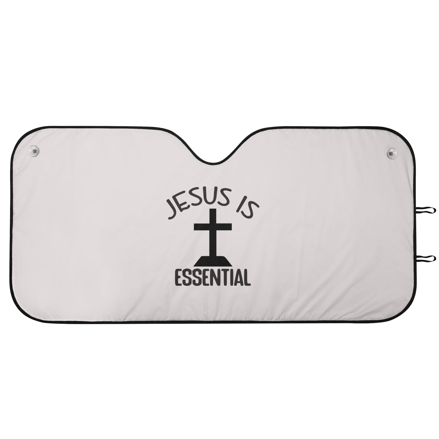 Jesus Is Essential Car Sunshade Christian Car Accessories popcustoms