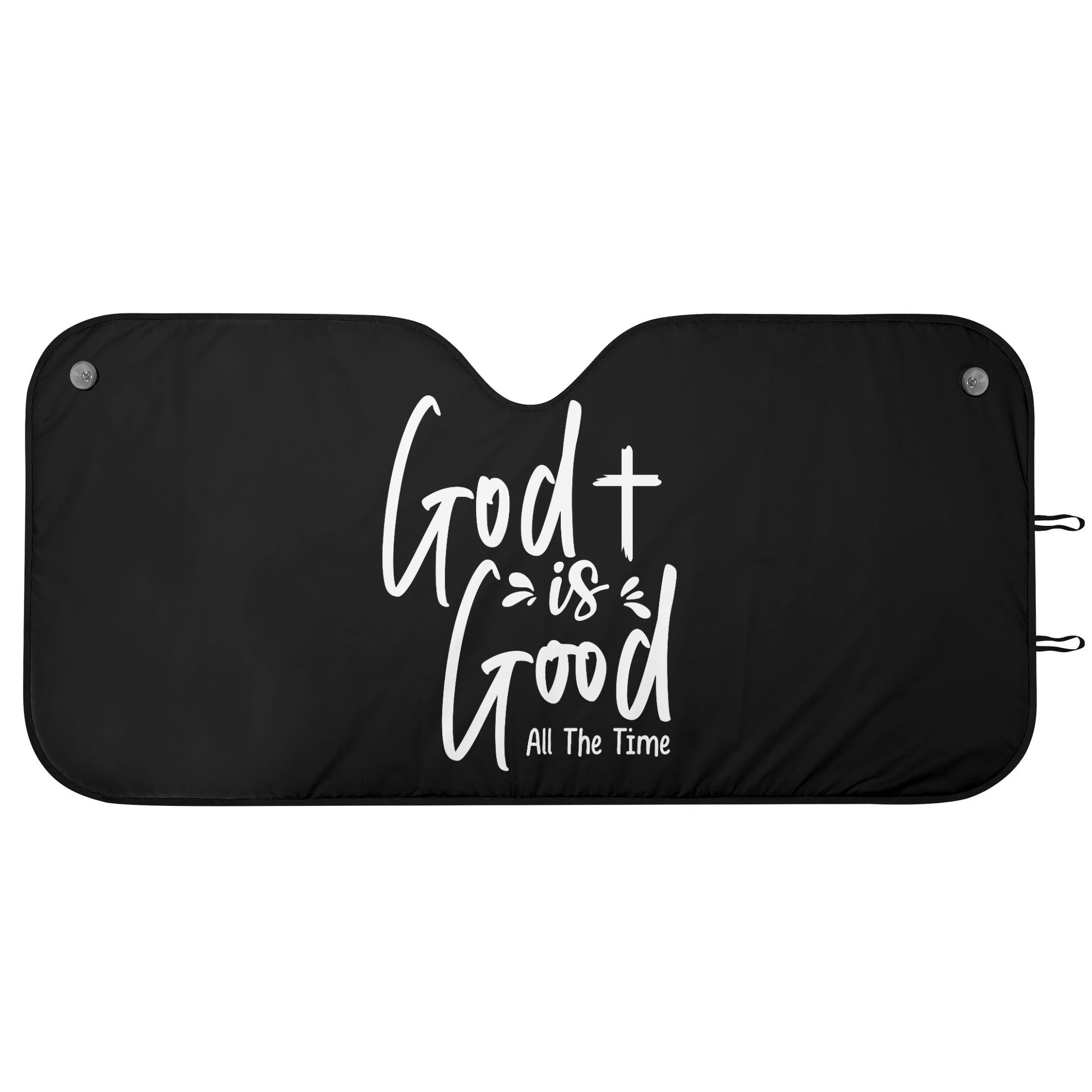 God Is Good All The Time Car Sunshade Christian Car Accessories popcustoms