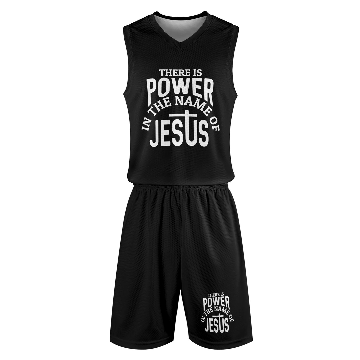 There Is Power In The Name Of Jesus Mens Summer Christian Casual Outfit popcustoms