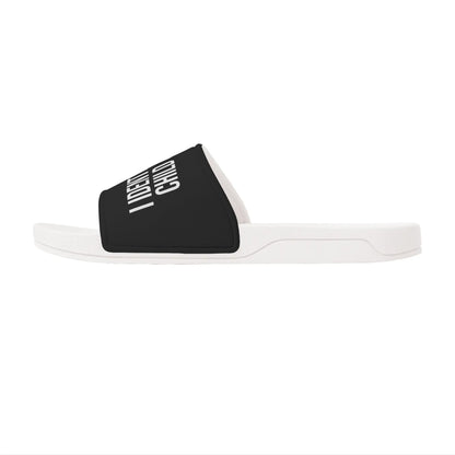 I Identify As A Child Of God Mens Christian Slide Sandals popcustoms