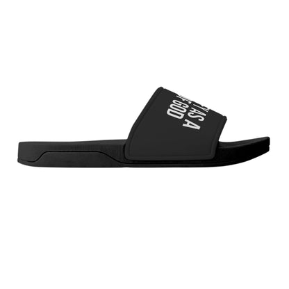 I Identify As A Child Of God Mens Christian Slide Sandals popcustoms