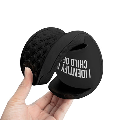 I Identify As A Child Of God Mens Christian Slide Sandals popcustoms