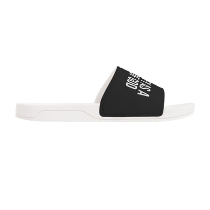 I Identify As A Child Of God Mens Christian Slide Sandals popcustoms