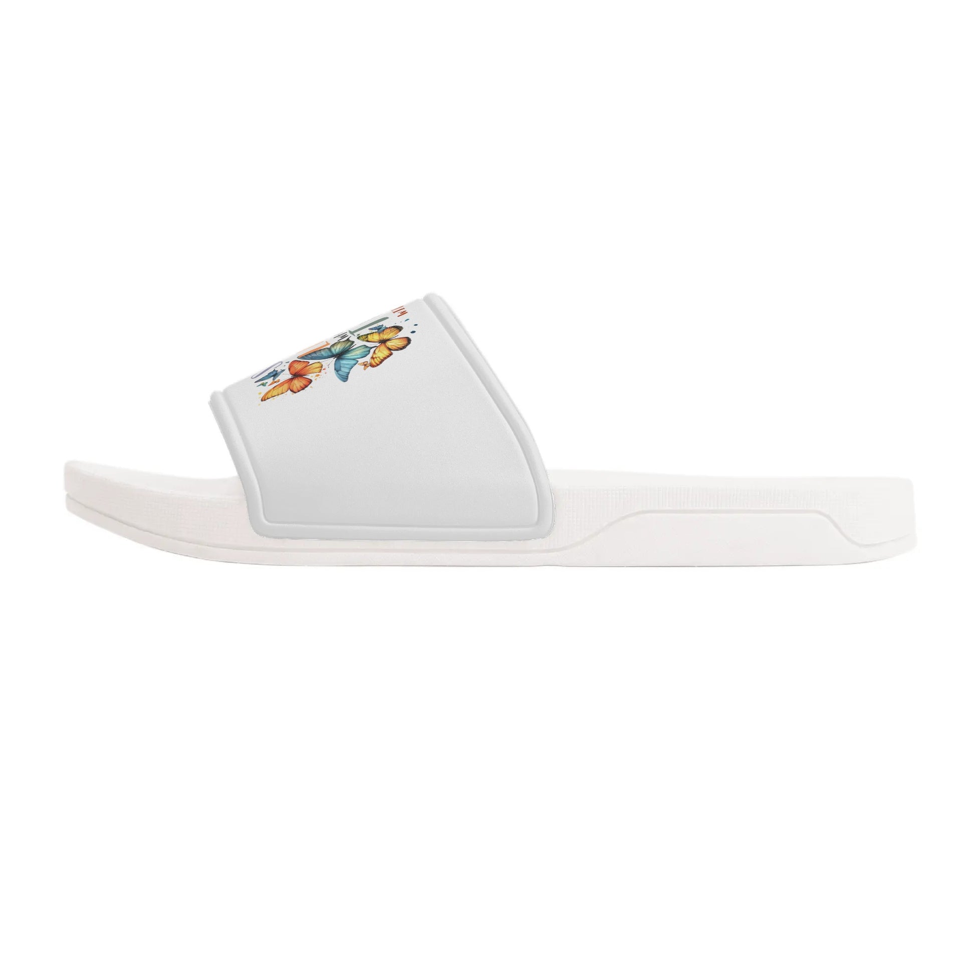 Spirit Lead Me Where My Trust Is Without Borders Kids Christian Slide Sandals popcustoms