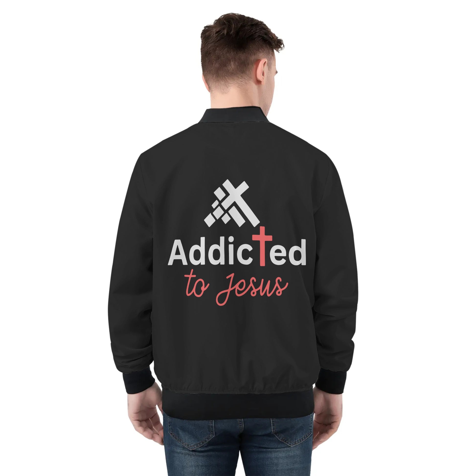 Addicted To Jesus Mens Christian Jacket popcustoms