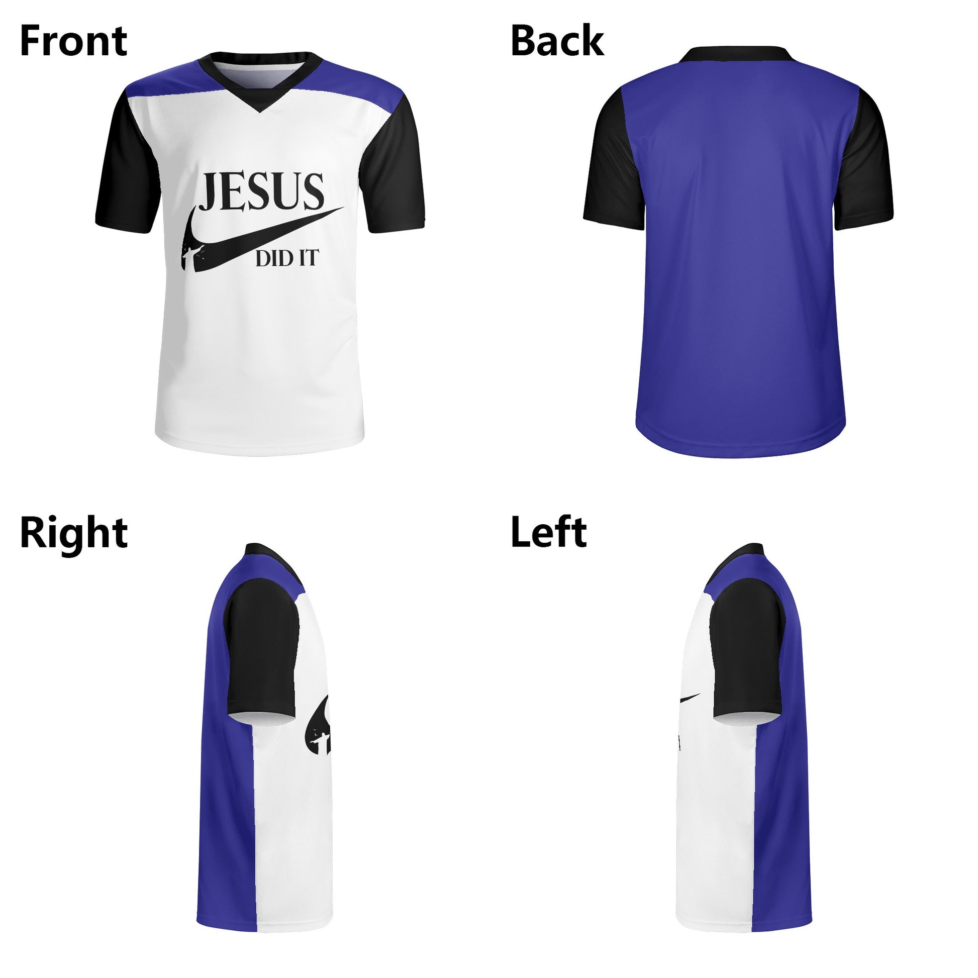 Jesus Did It Mens Christian Rugby Jersey popcustoms