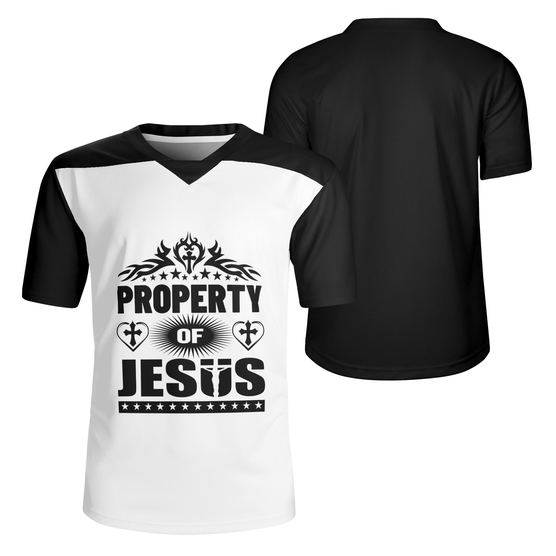 Property Of Jesus Mens Christian Rugby Jersey popcustoms