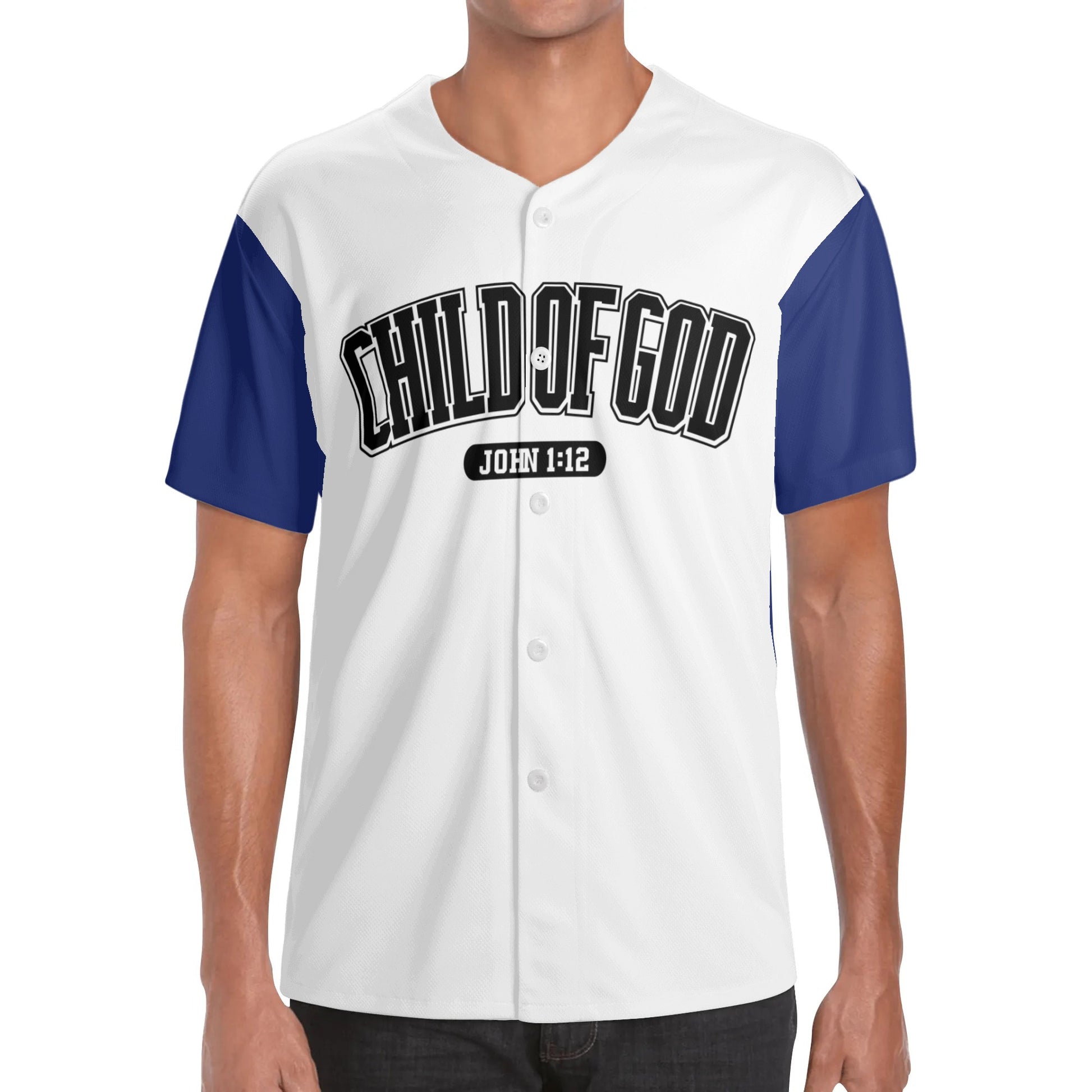 Child Of God Mens Christian Baseball Jersey popcustoms