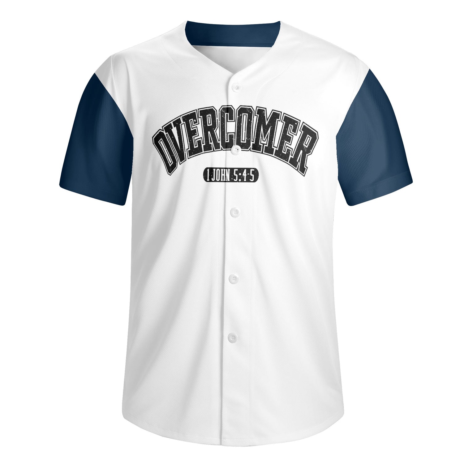 Overcomer Mens Christian Baseball Jersey popcustoms