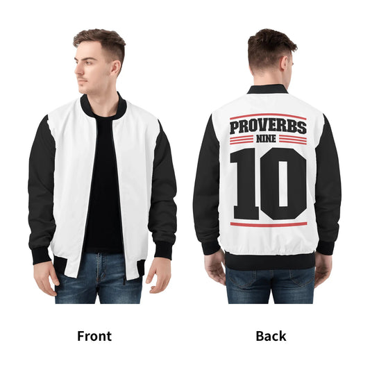 Proverbs 9:10 Mens Christian Jacket popcustoms