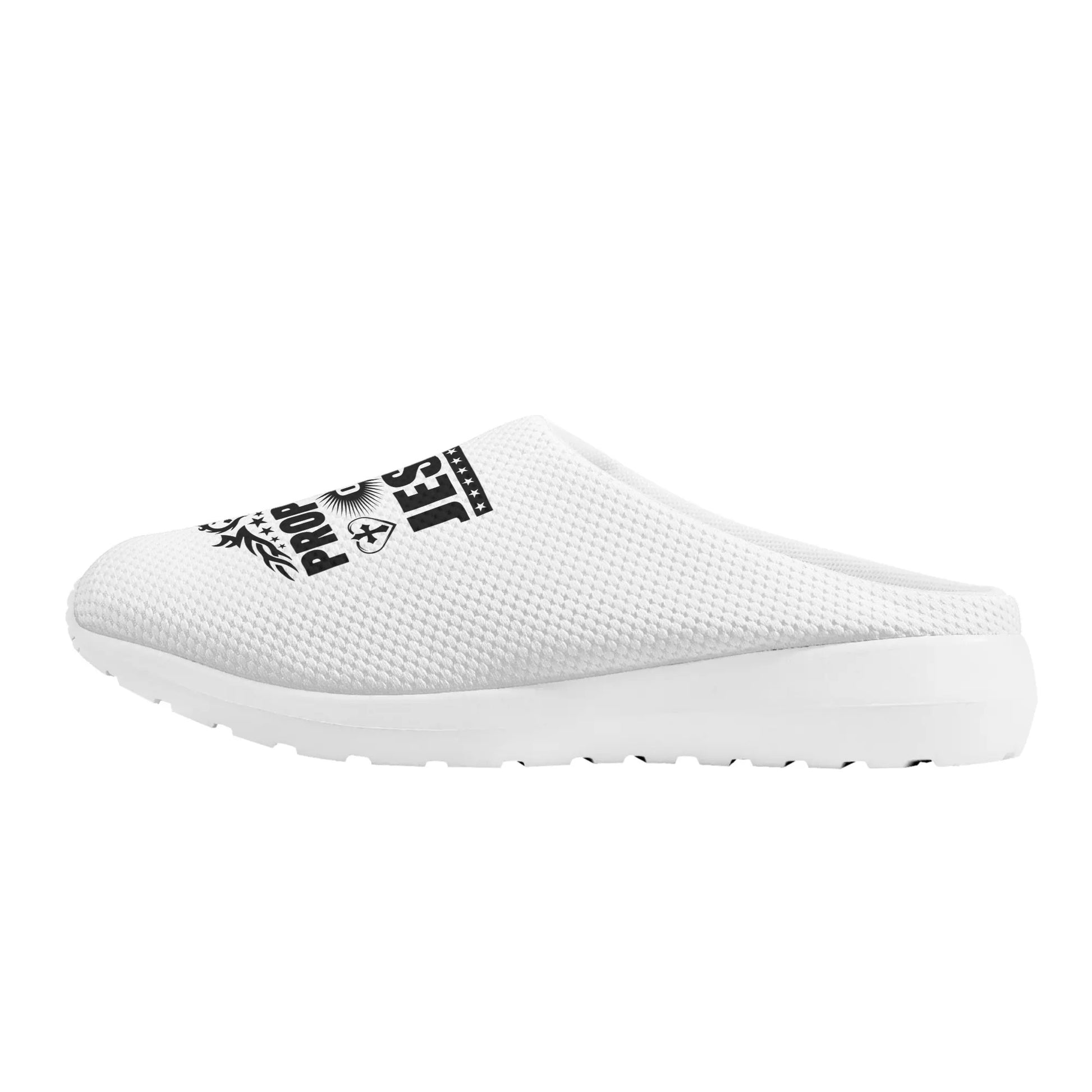 Property Of Jesus Womens Mesh Slippers popcustoms