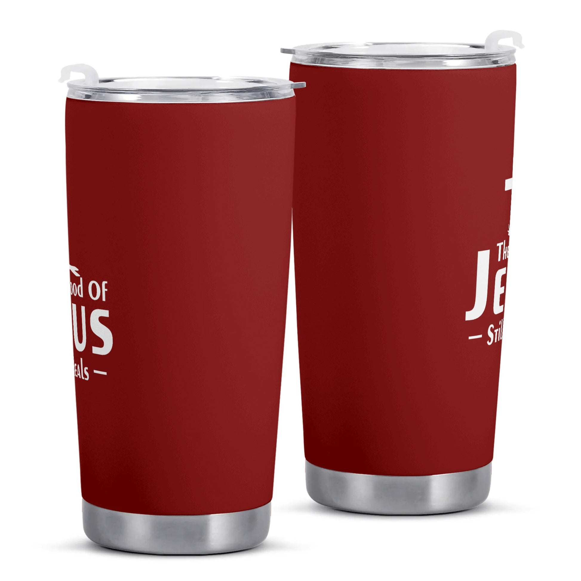 The Blood Of Jesus Still Heals Christian Stainless Steel Tumbler 20oz popcustoms