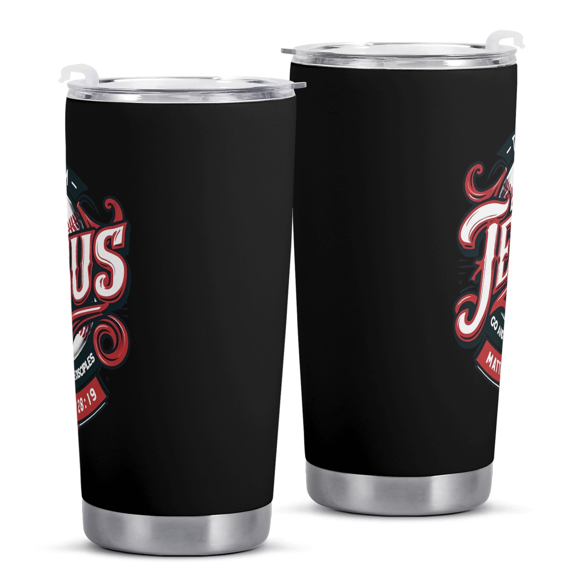 Team Jesus Go And Make Disciples Christian Stainless Steel Tumbler 20oz popcustoms