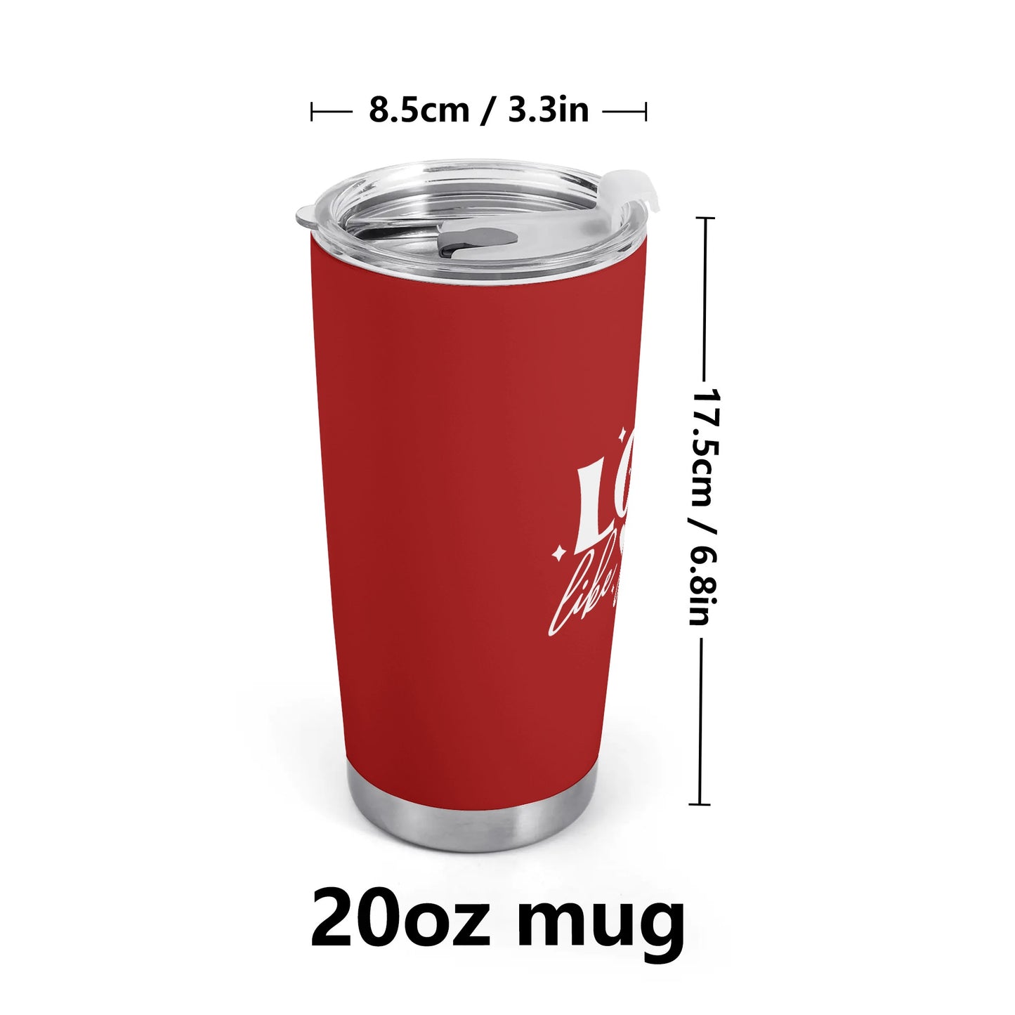 Love Like Jesus Christian Stainless Steel Tumbler 20oz popcustoms