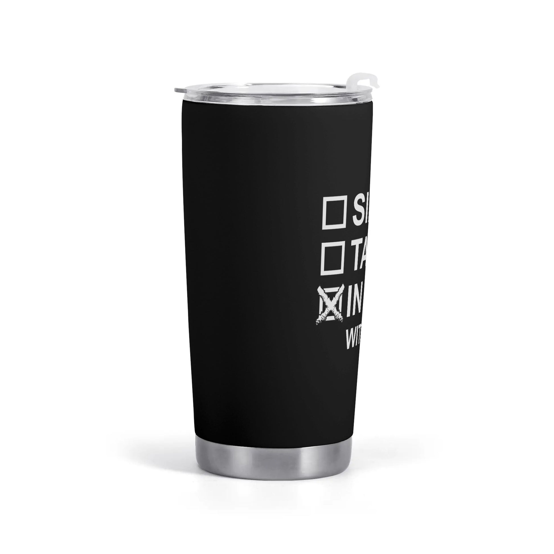 Single Taken In Love With Jesus Funny Christian Stainless Steel Tumbler 20oz popcustoms