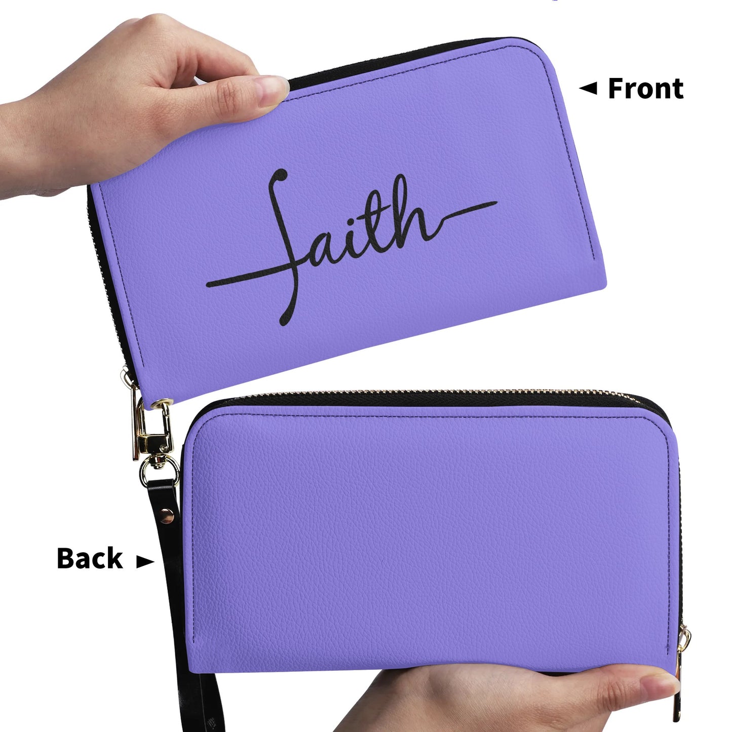 Faith PU Leather Womens Christian Wallet popcustoms