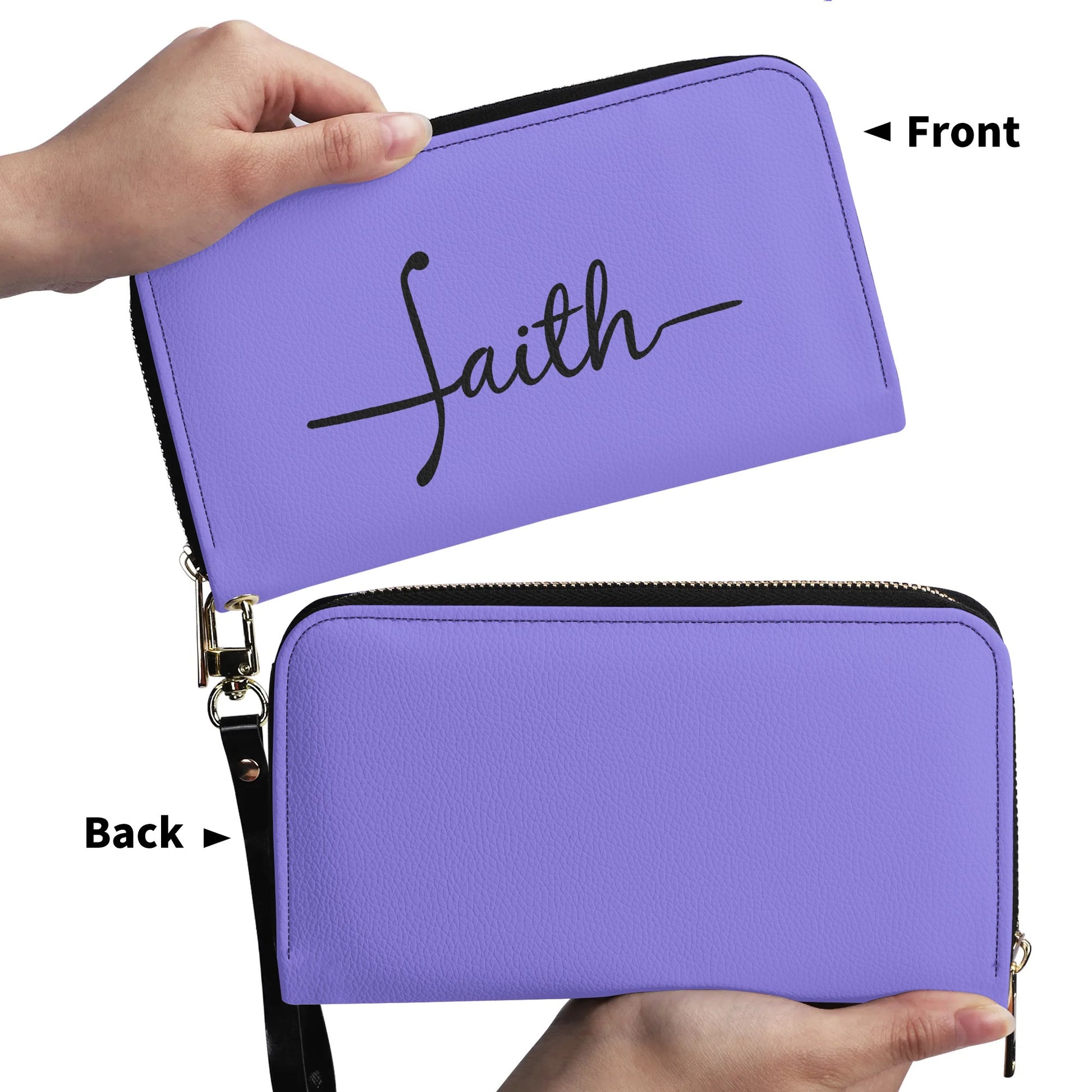 Faith PU Leather Womens Christian Wallet popcustoms