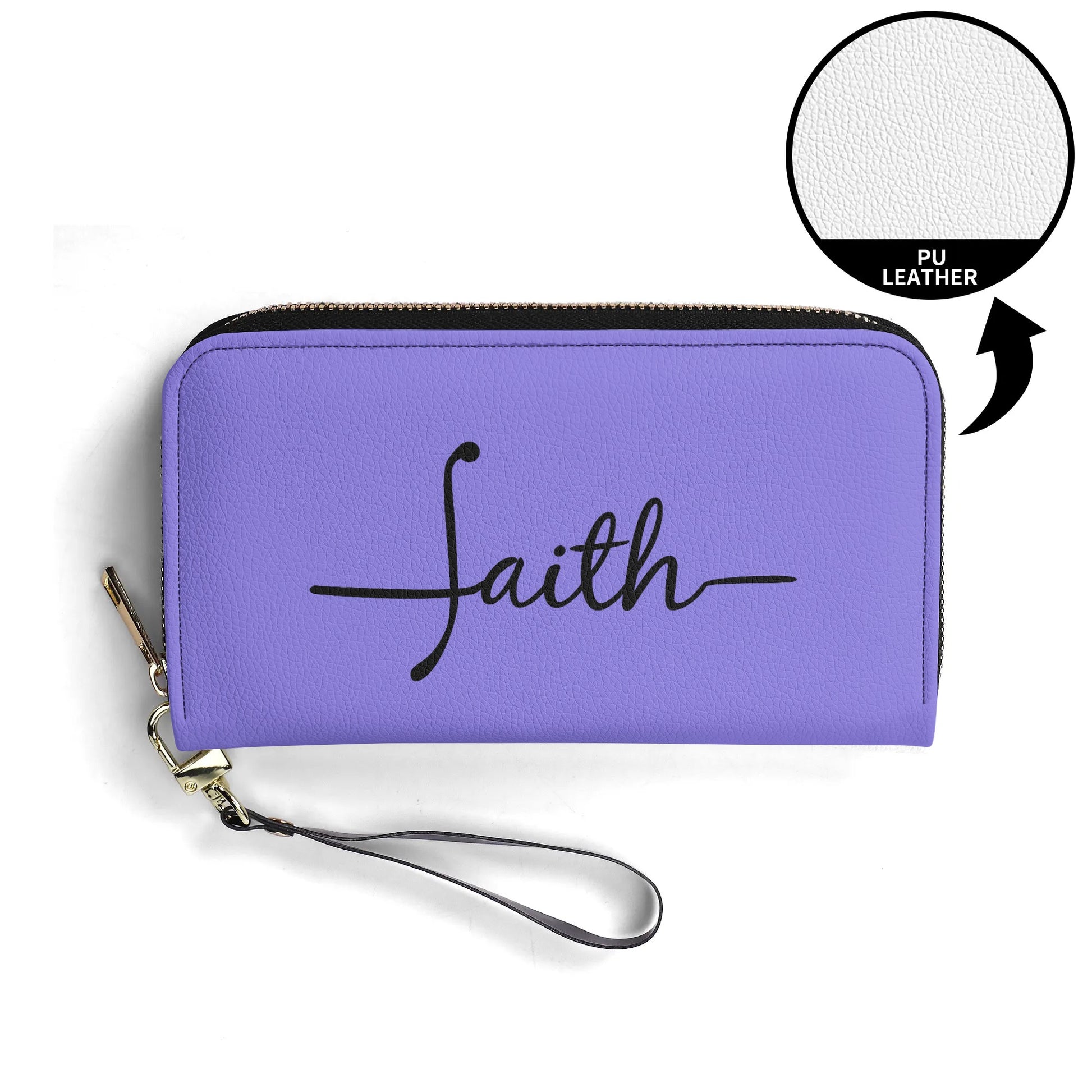 Faith PU Leather Womens Christian Wallet popcustoms