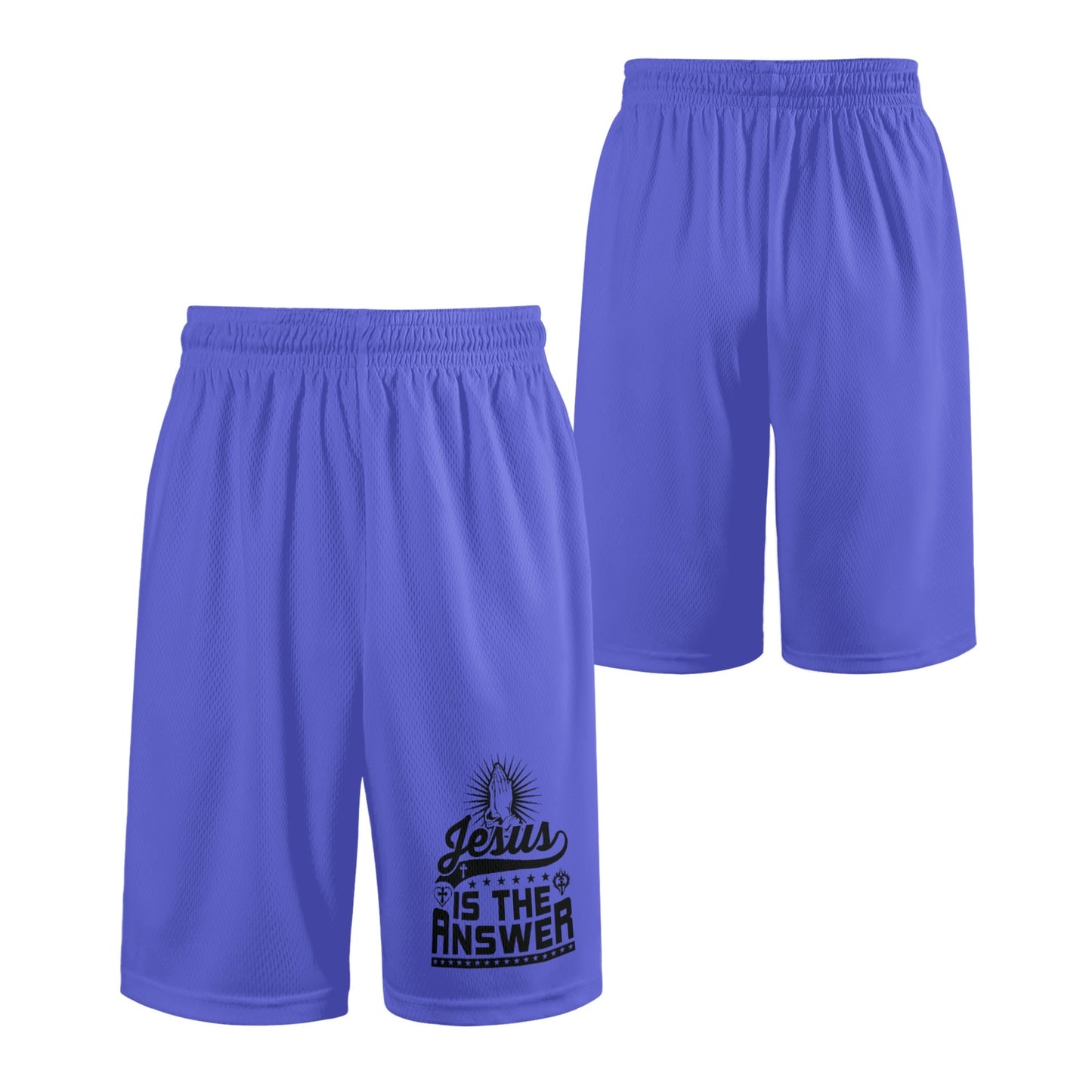 Jesus Is The Answer Men's Christian Shorts