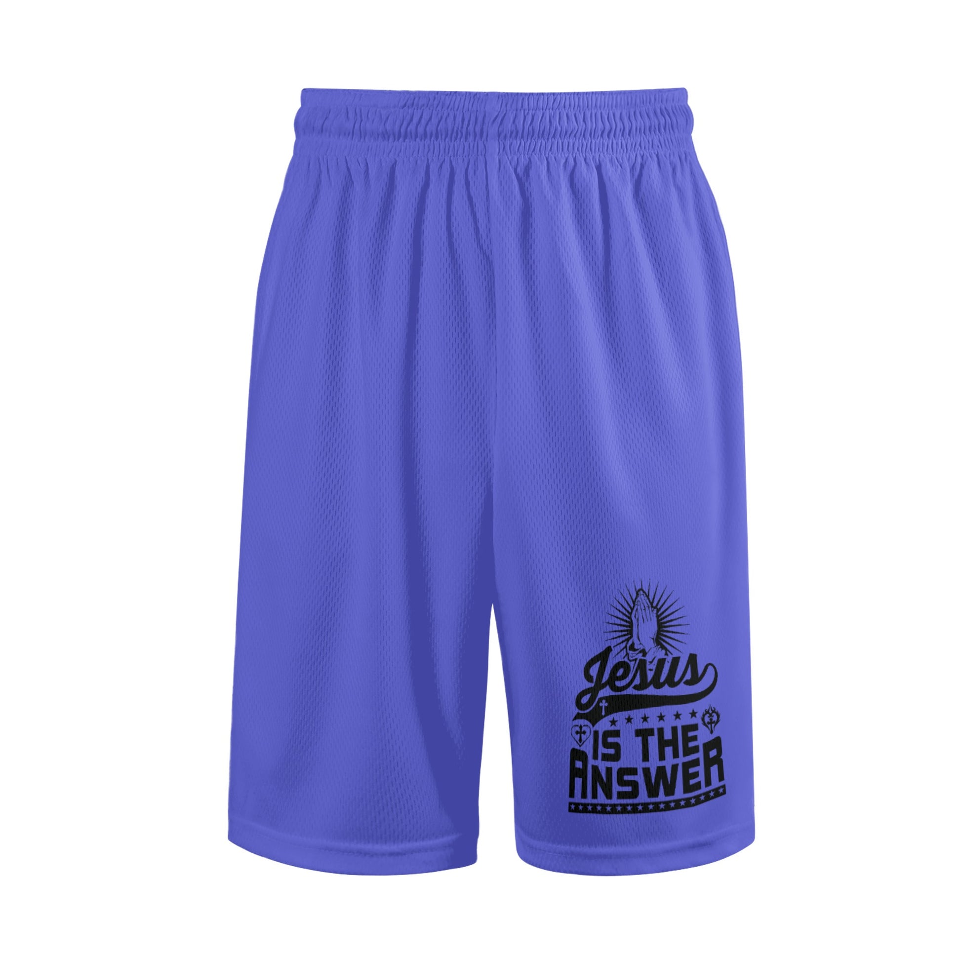 Jesus Is The Answer Mens Christian Shorts popcustoms