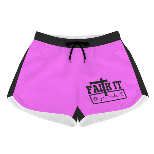 Faith It Til You Make It Womens Christian Shorts popcustoms