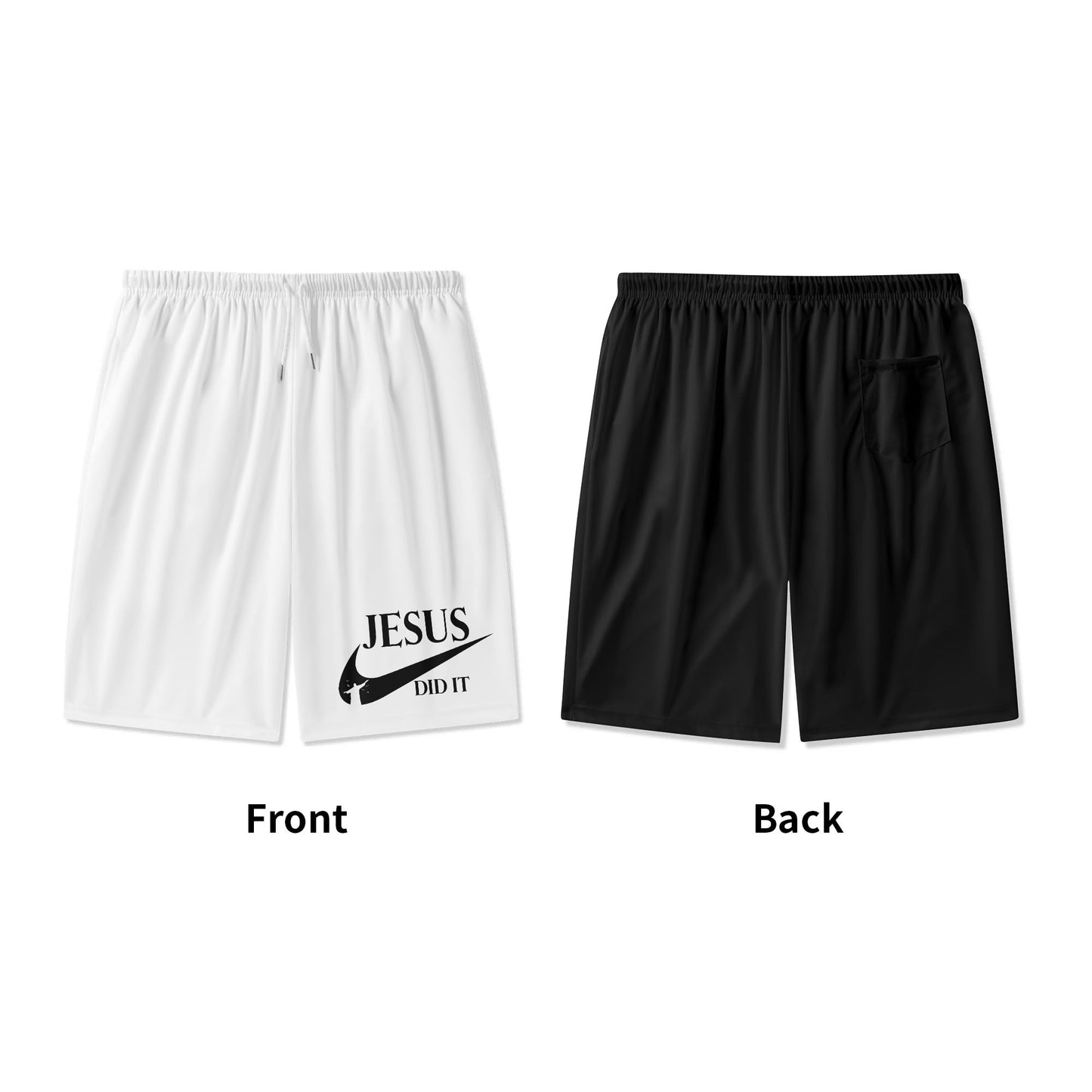 Jesus Did It (Like Nike) Youth Christian Shorts