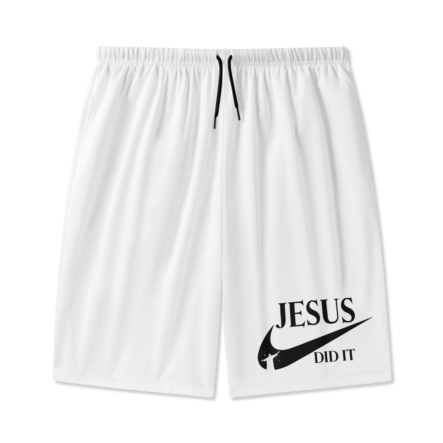 Jesus Did It (Like Nike) Youth Christian Shorts