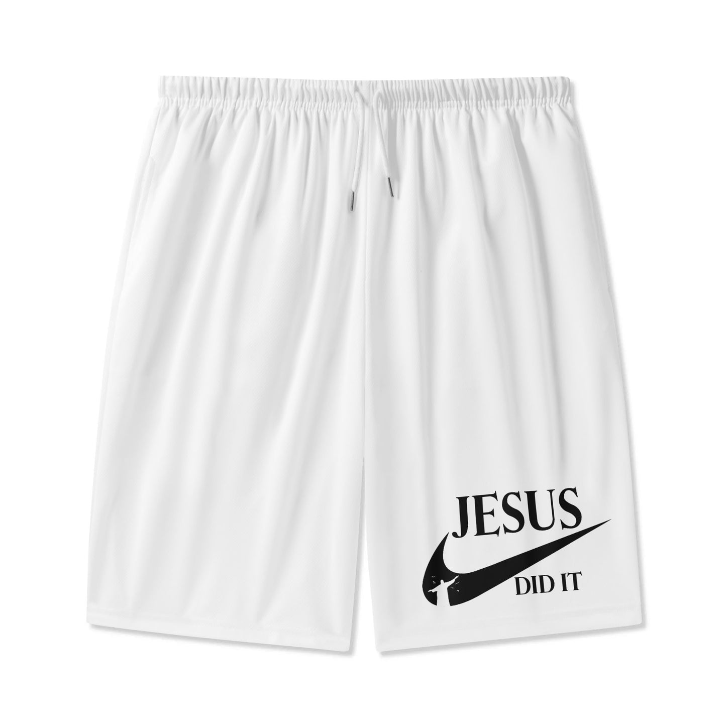 Jesus Did It (Like Nike) Youth Christian Shorts