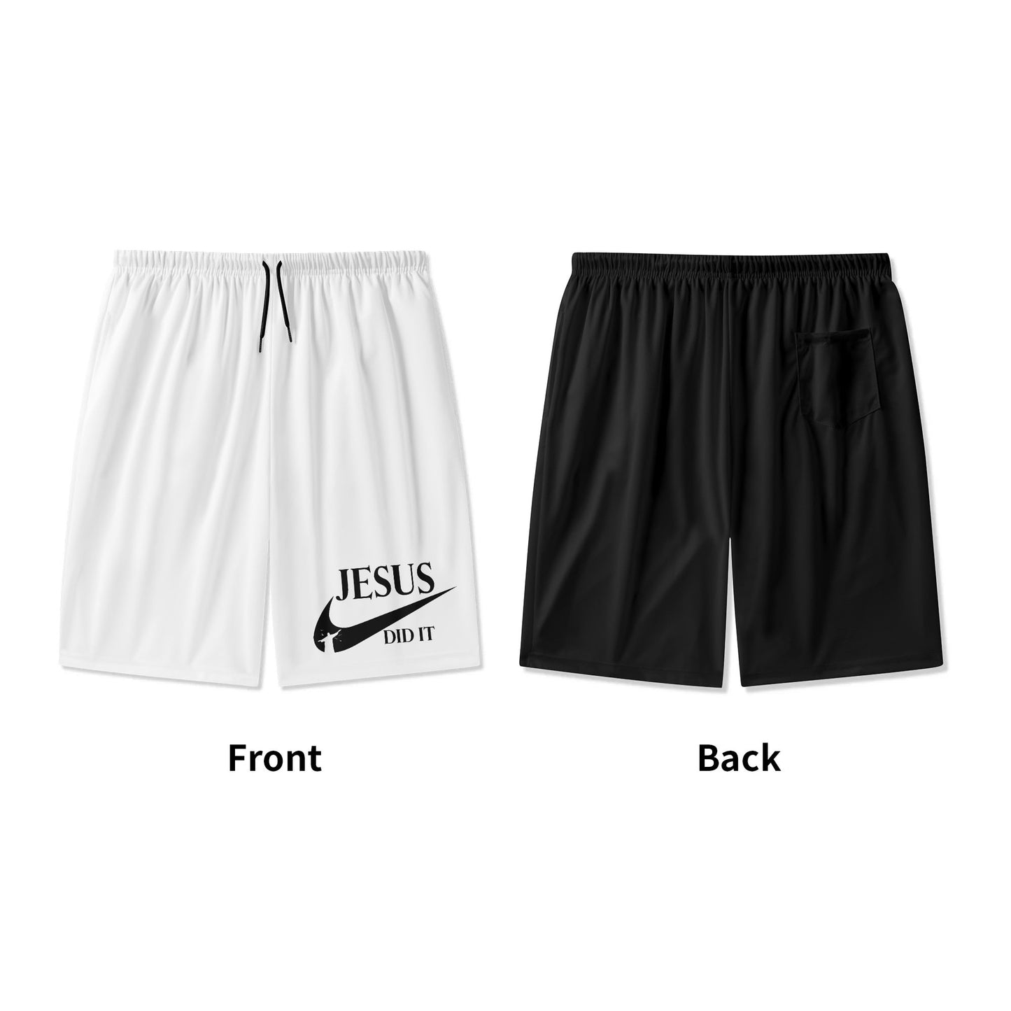 Jesus Did It (Like Nike) Youth Christian Shorts