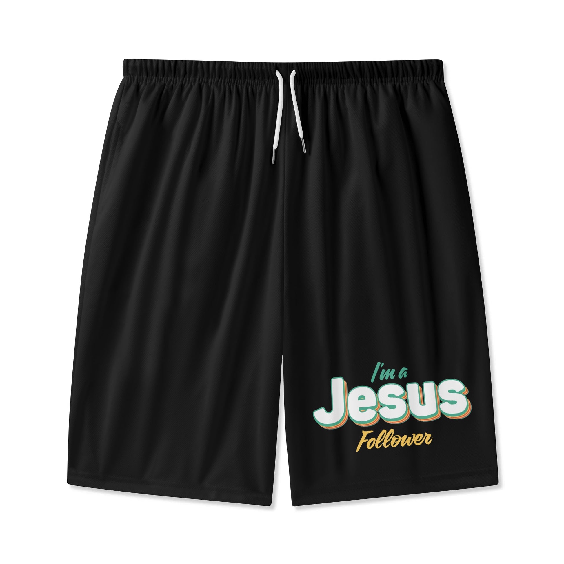 Im A Jesus Follower Youth Christian Shorts popcustoms